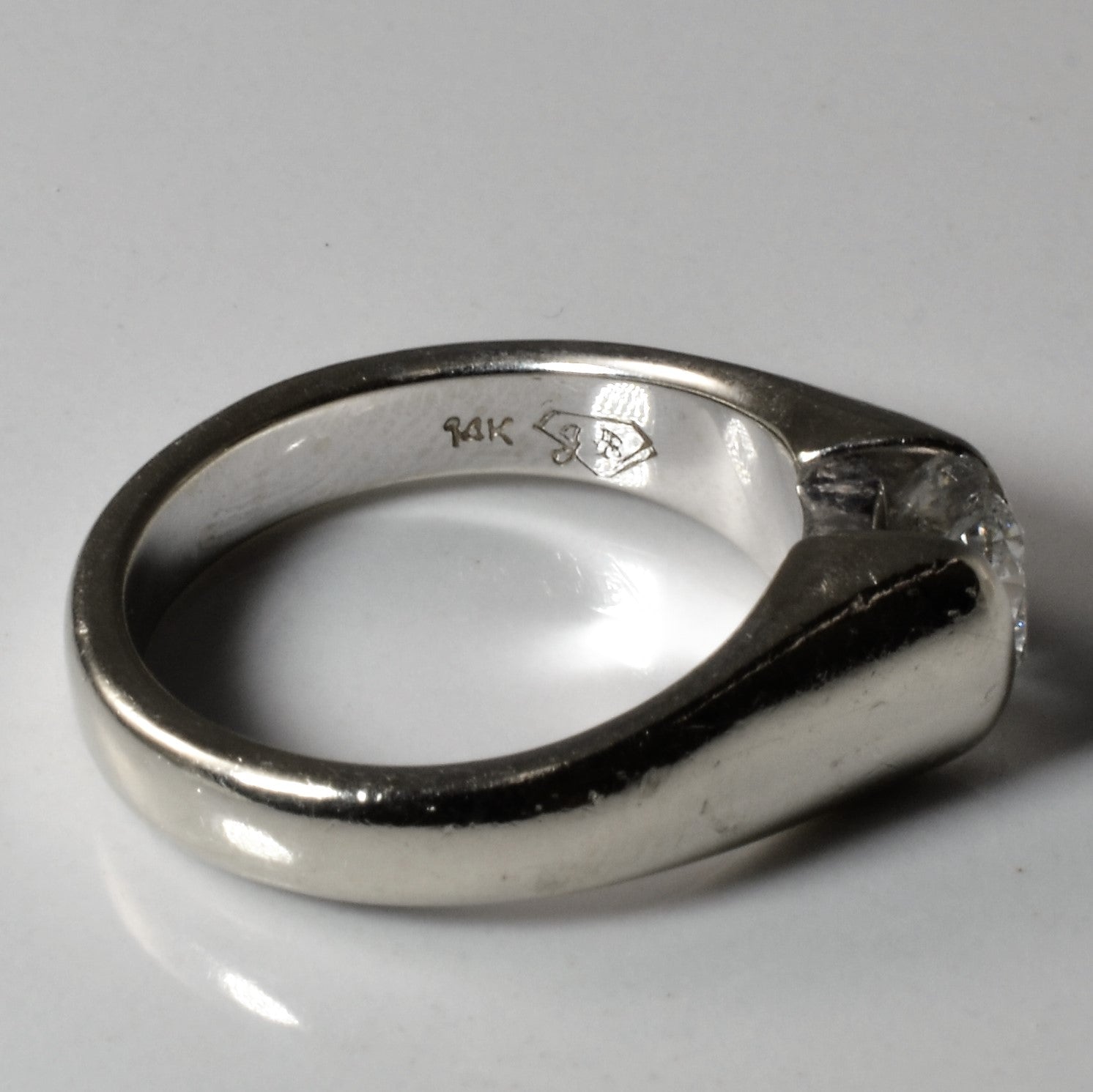 Tension Set Diamond Engagement Ring | 0.51ct | SZ 6.25 |