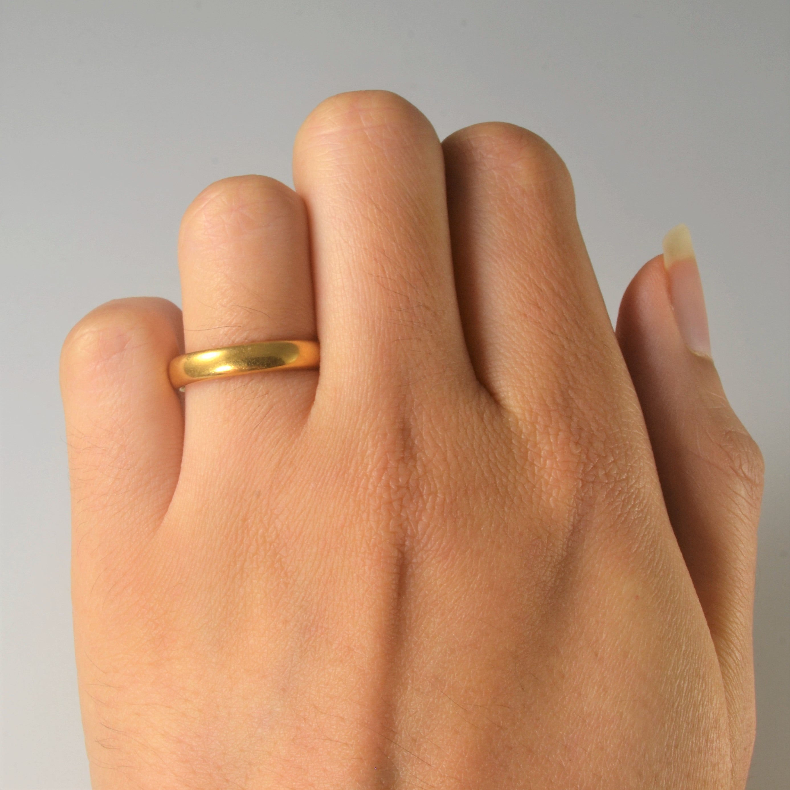 1940s Yellow Gold Band | SZ 6 |