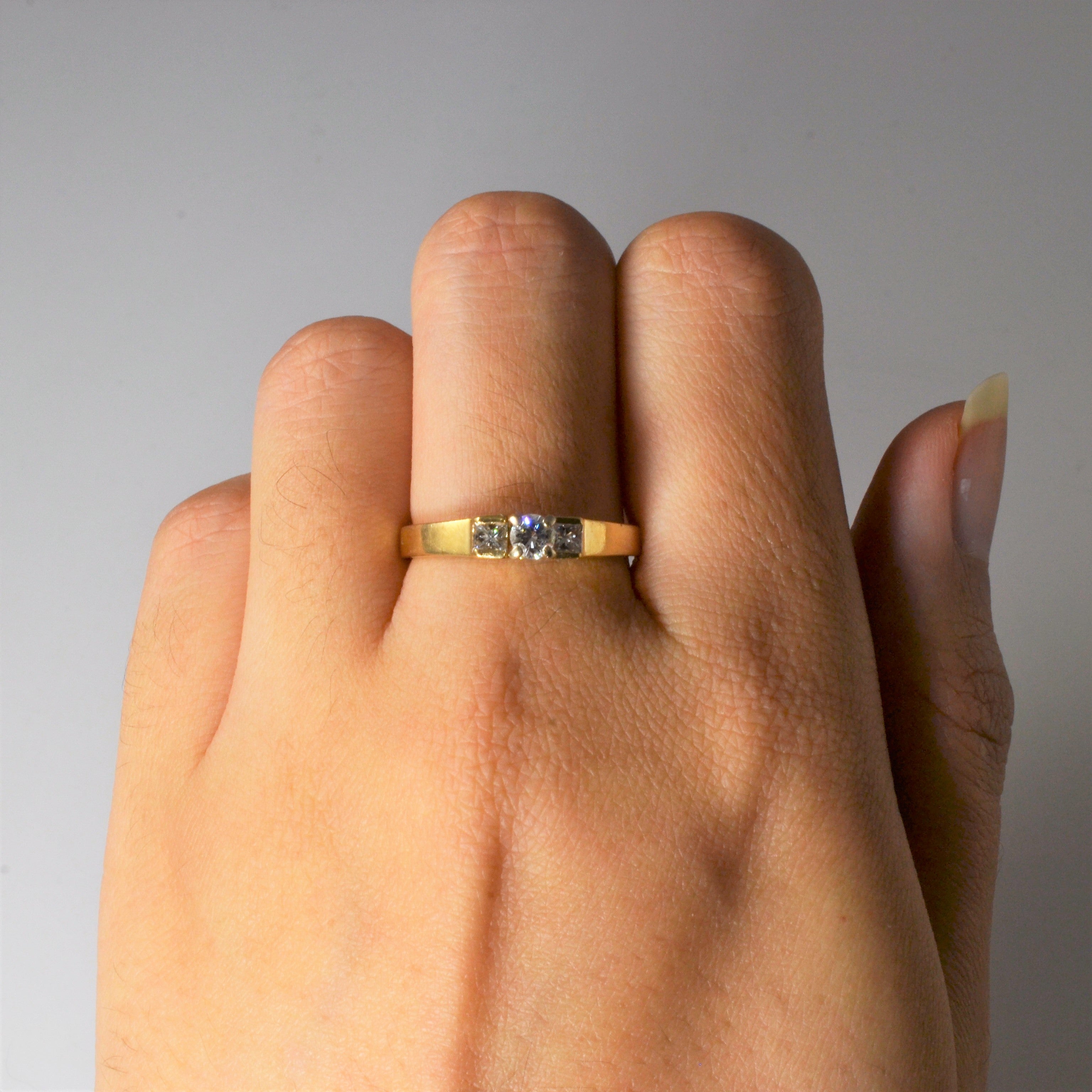 Three Stone Diamond Ring | 0.40ctw | SZ 8.25 |