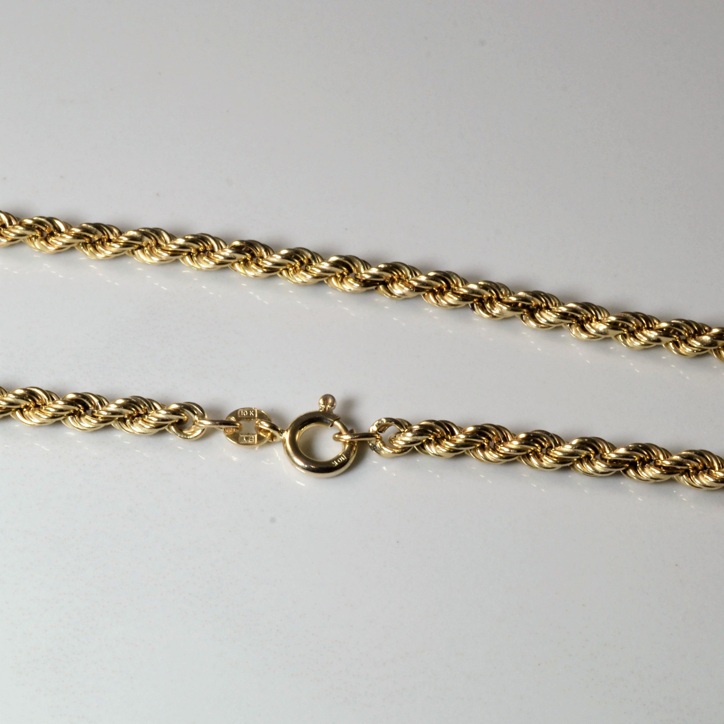 10k Yellow Gold Rope Chain | 18" |