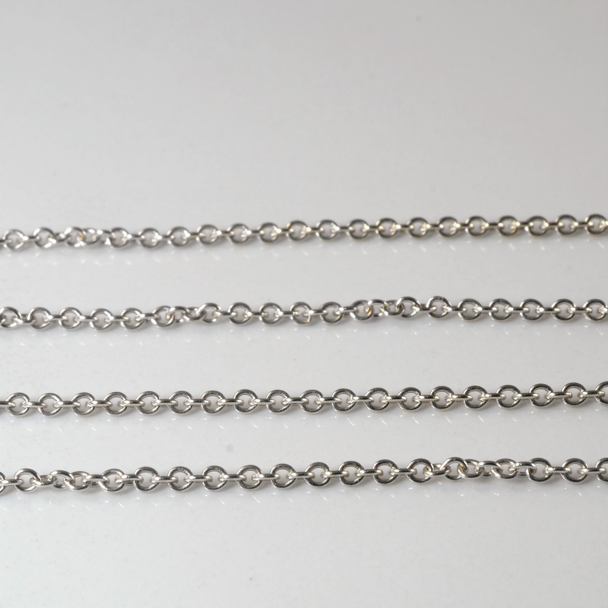 Birks' Blue Solitaire Diamond Necklace | 0.25ct | 18" |