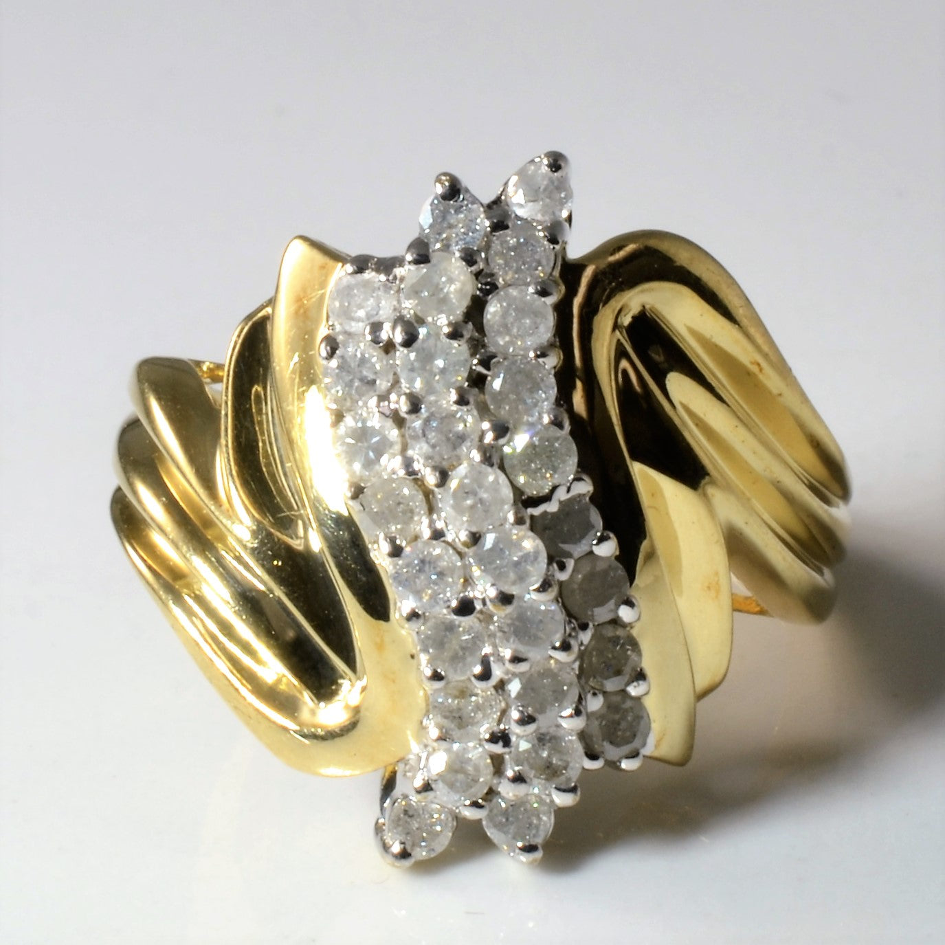 Cascading Diamond Cluster Ring | 1.00ctw | SZ 9.25 |