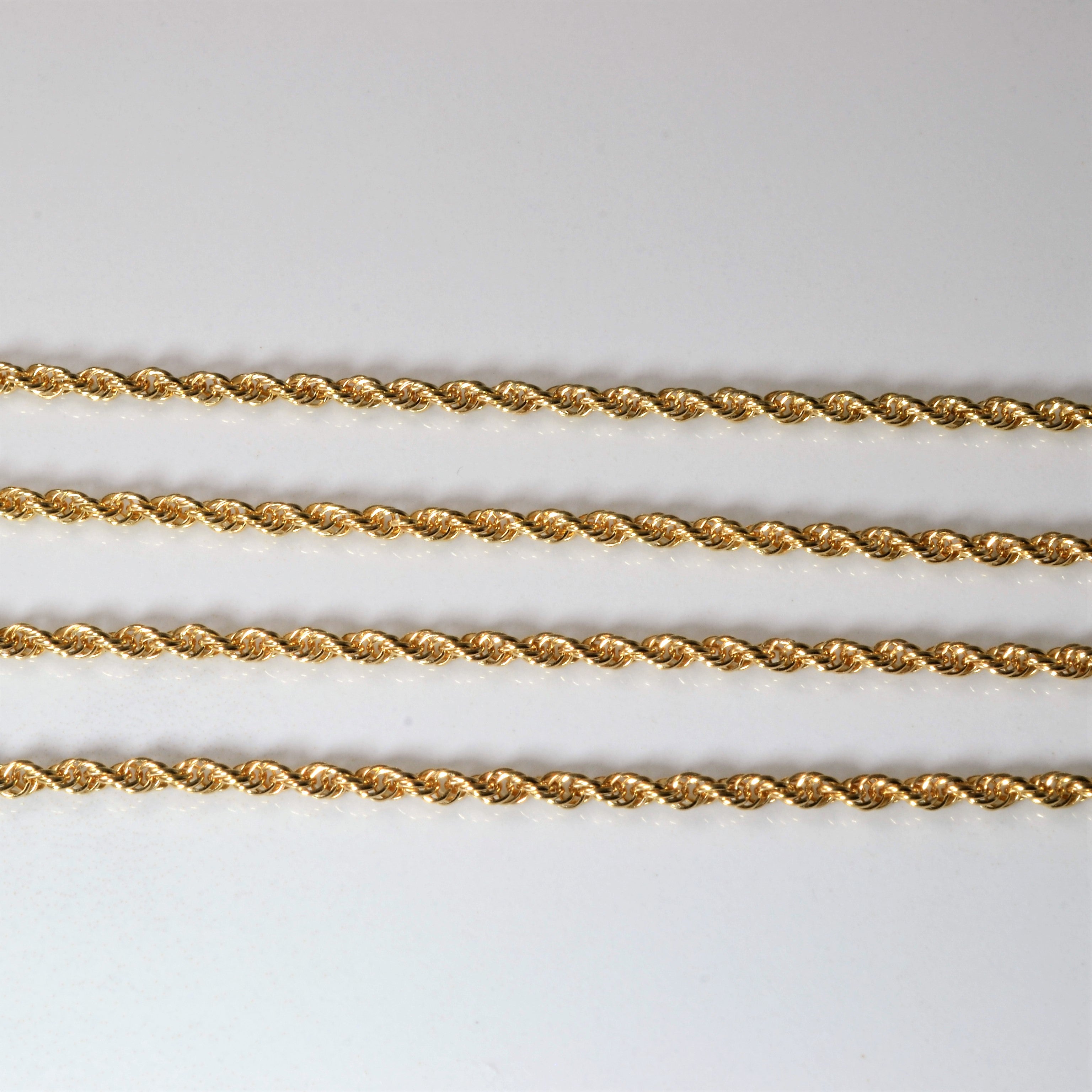10k Yellow Gold Rope Chain | 22"|