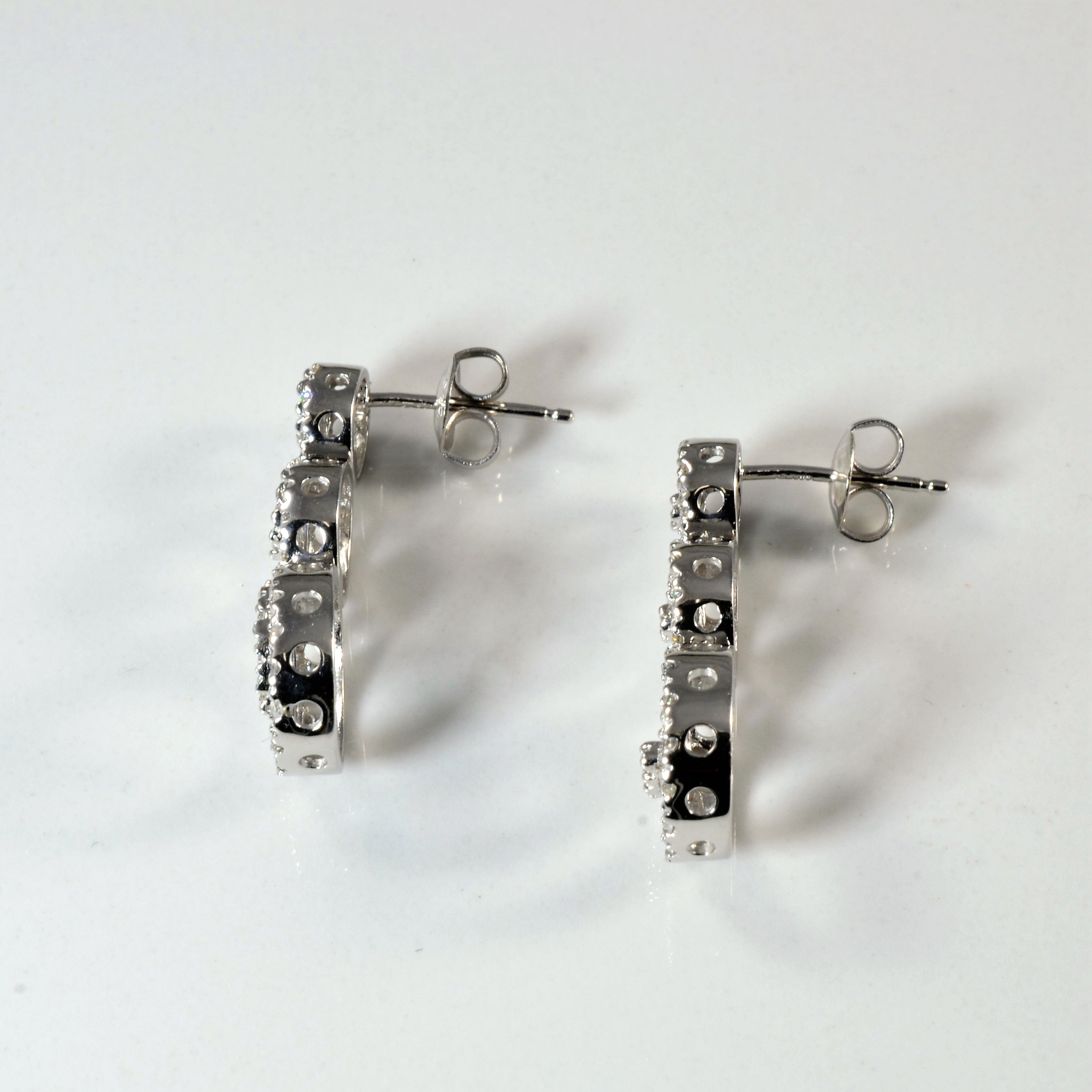 Pave Diamond Swirl Earrings | 0.65ctw |
