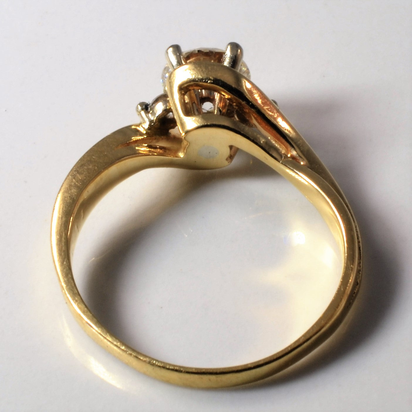 High Set Bypass Engagement Ring | 0.84ctw | SZ 7 |