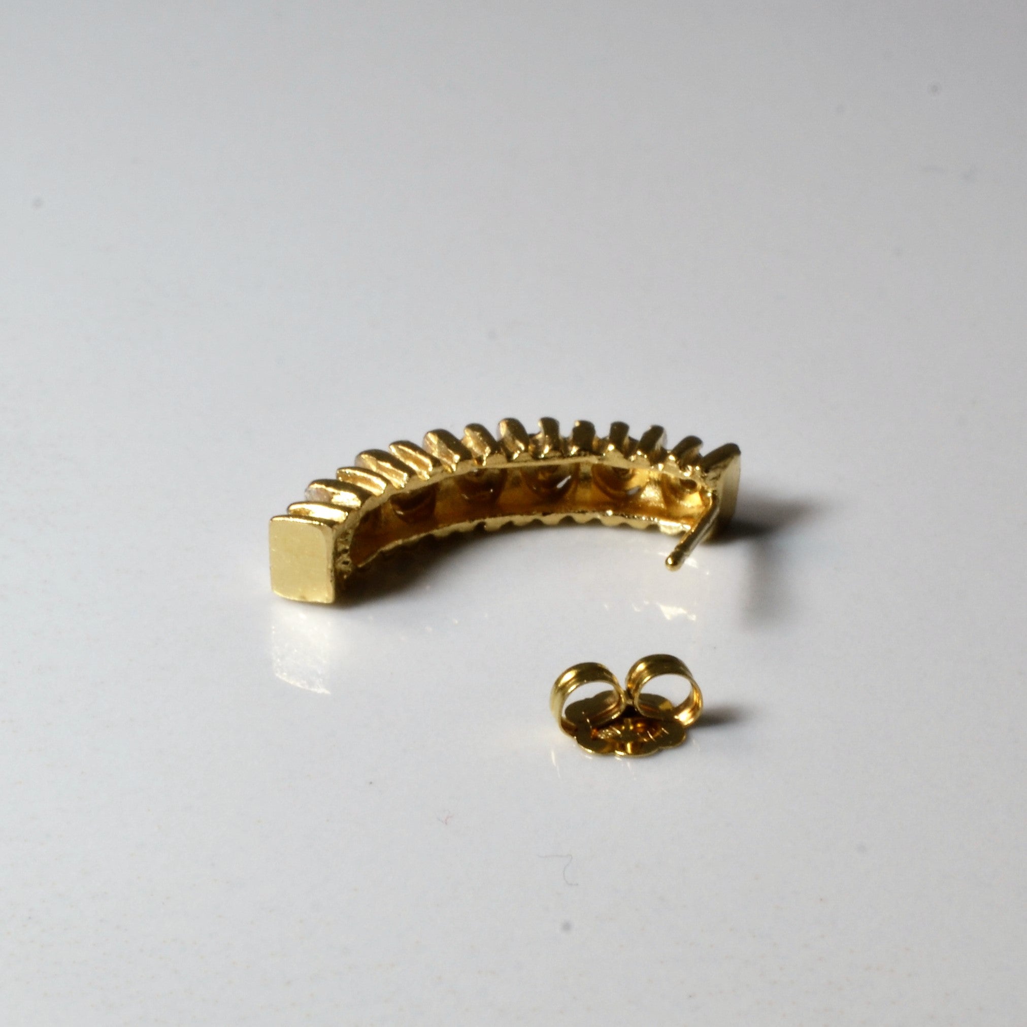 Diamond Stick Hanging Earrings | 0.04ctw |