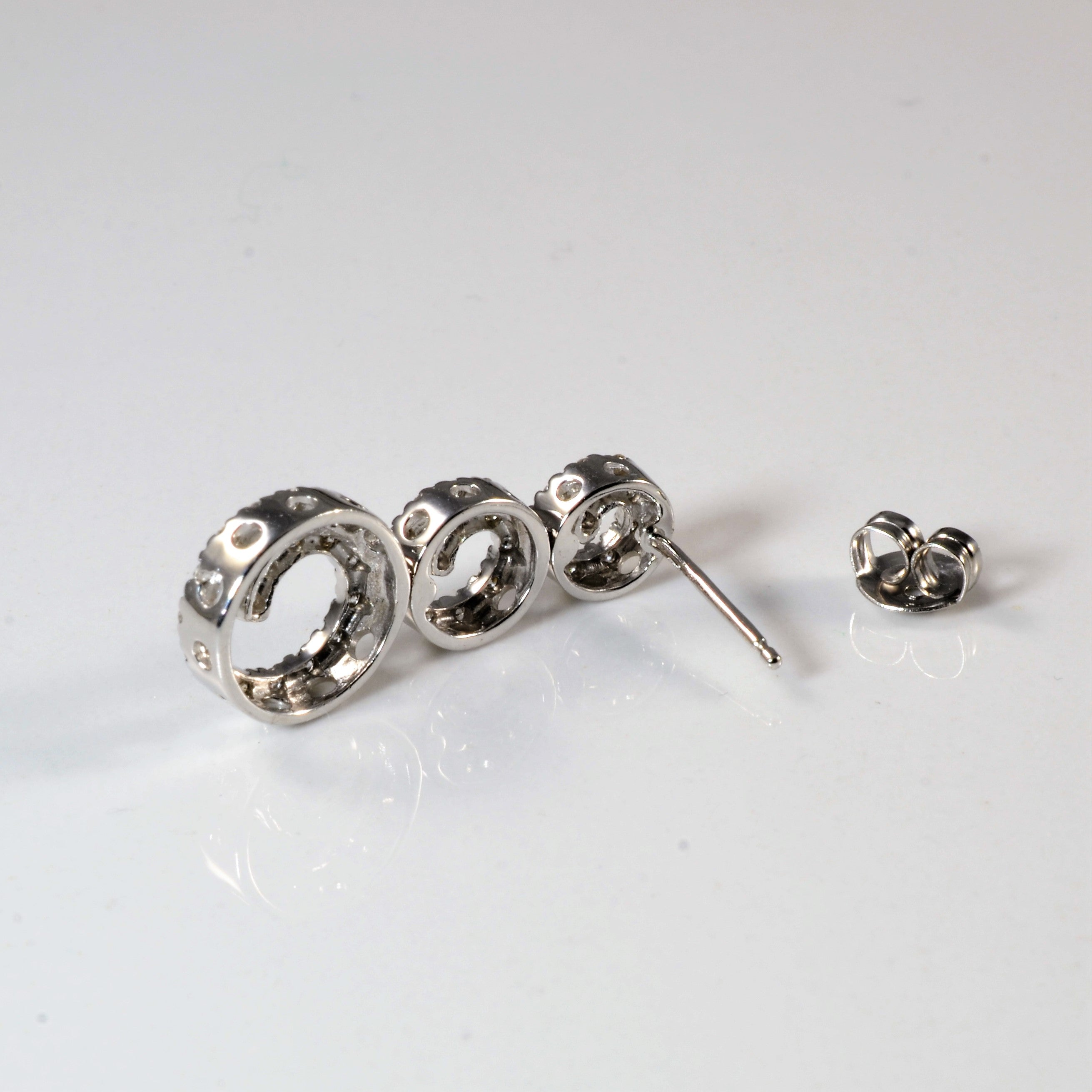 Pave Diamond Swirl Earrings | 0.65ctw |