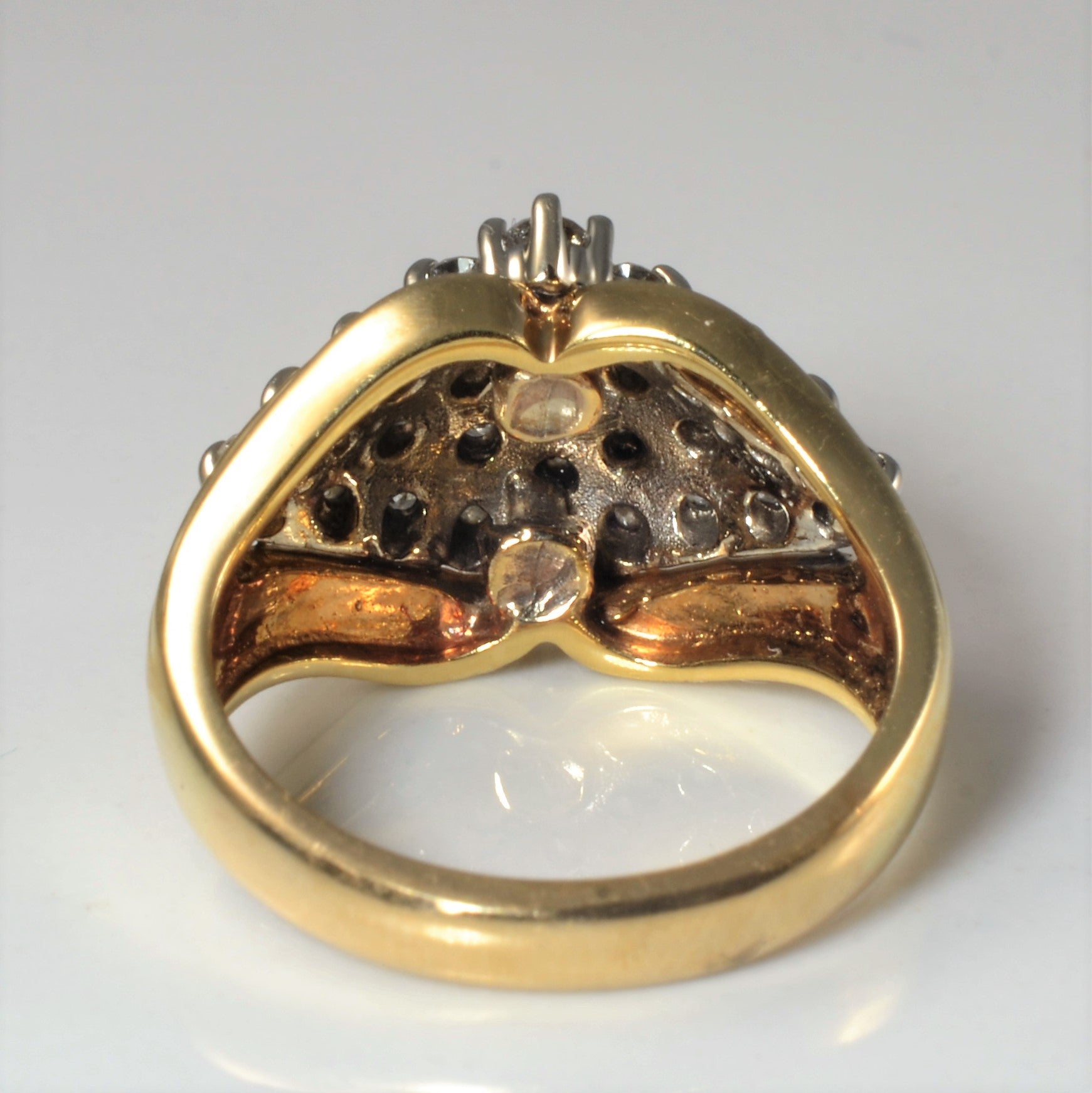Tapered Diamond Cluster Ring | 0.88ctw | SZ 5 |