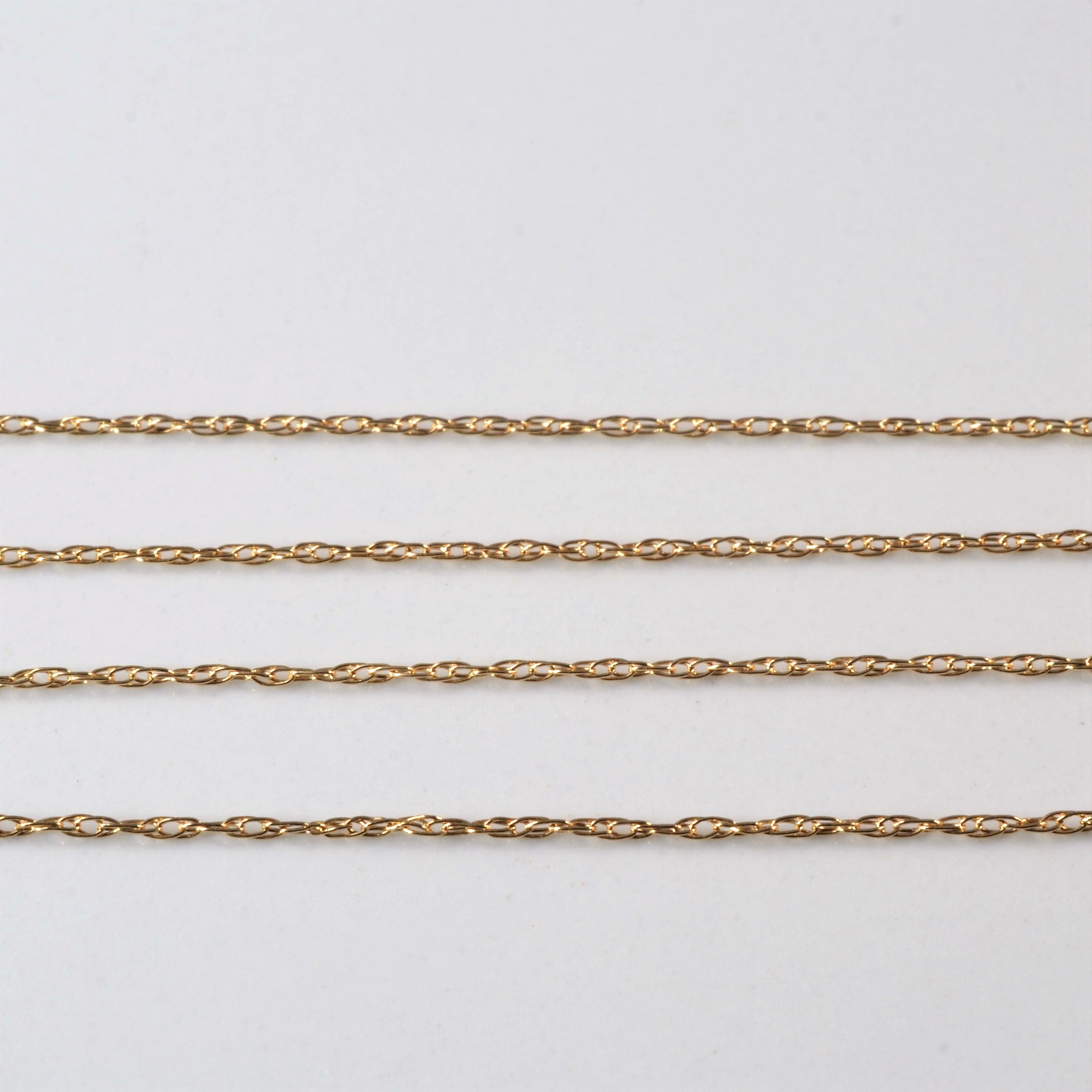 Double Heart Gold Key Necklace | 17" |