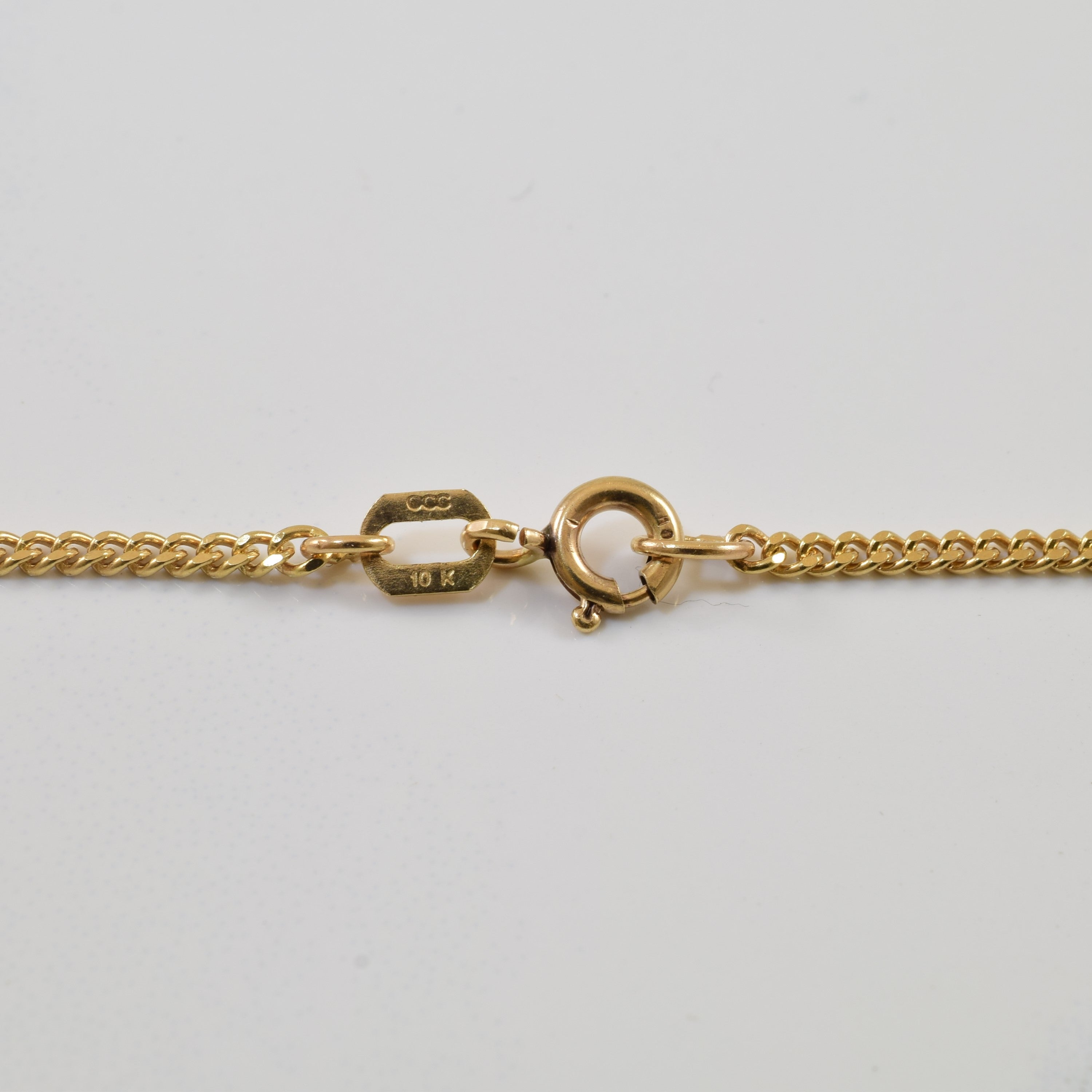 10k Yellow Gold Curb Chain | 31" |