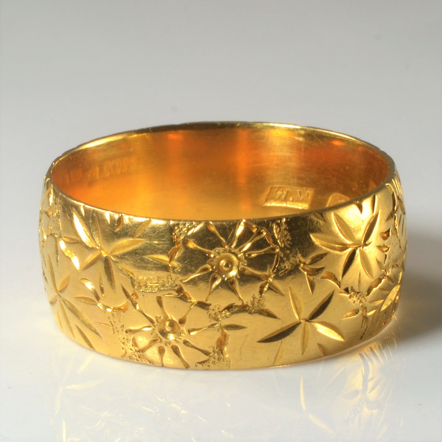 Bague florale des années 1960 | Taille 11,75 |