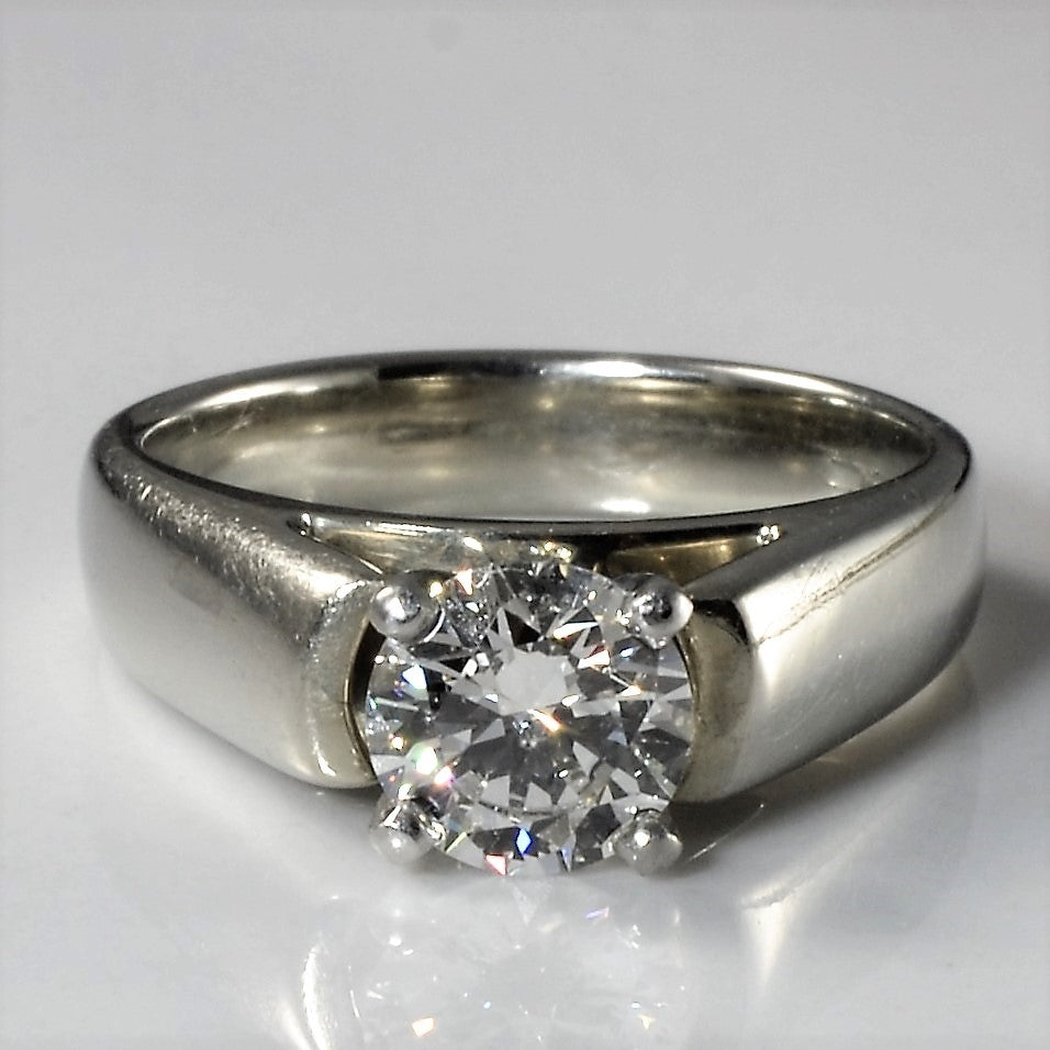 Solitaire Diamond Engagement Ring | 0.80ct | SZ 4.5 |
