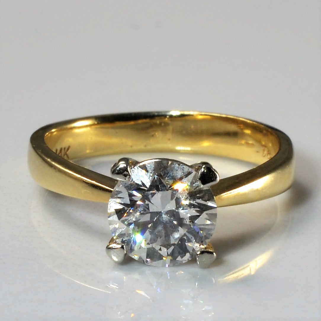 Solitaire Diamond Engagement Ring | 1.02ct | SZ 4 |