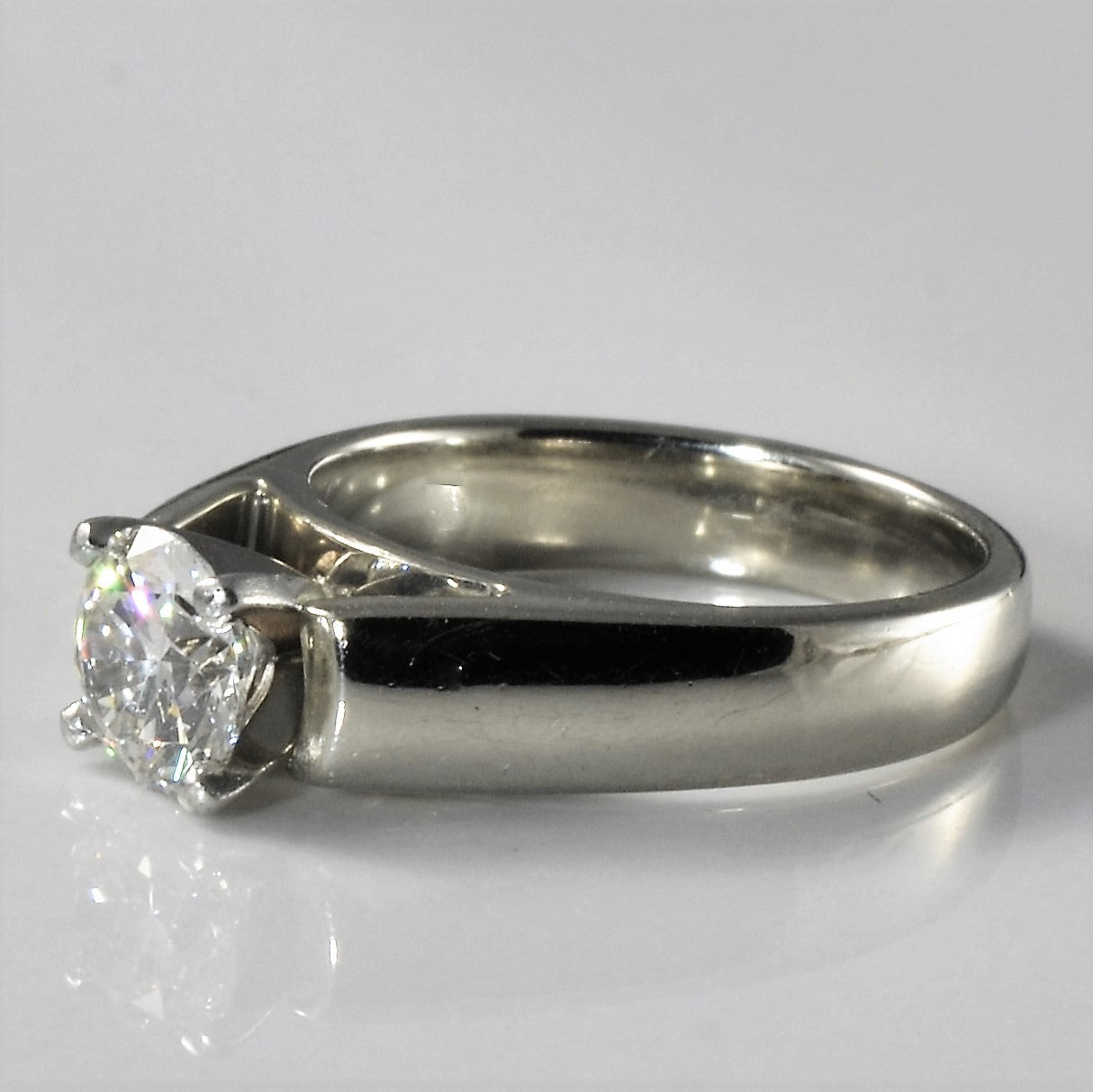 Solitaire Diamond Engagement Ring | 0.80ct | SZ 4.5 |