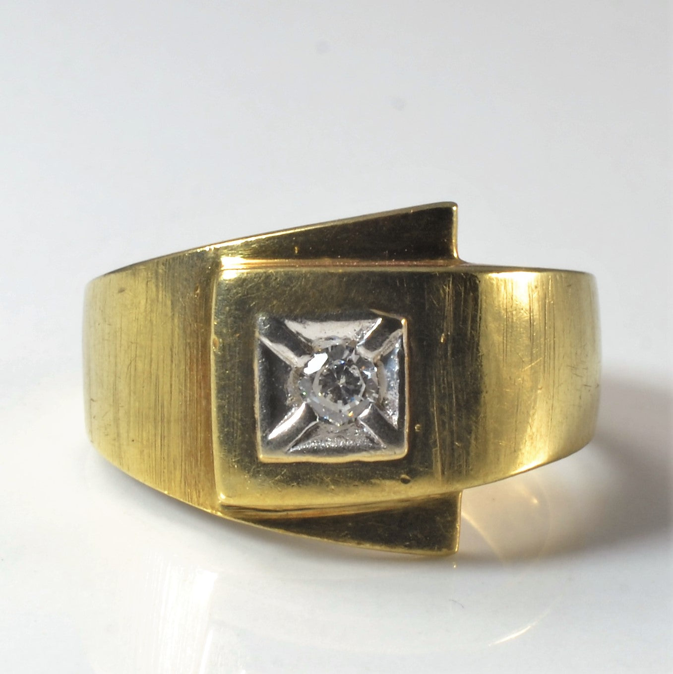 Diamond Buckle Ring | 0.09ct | SZ 5.25 |