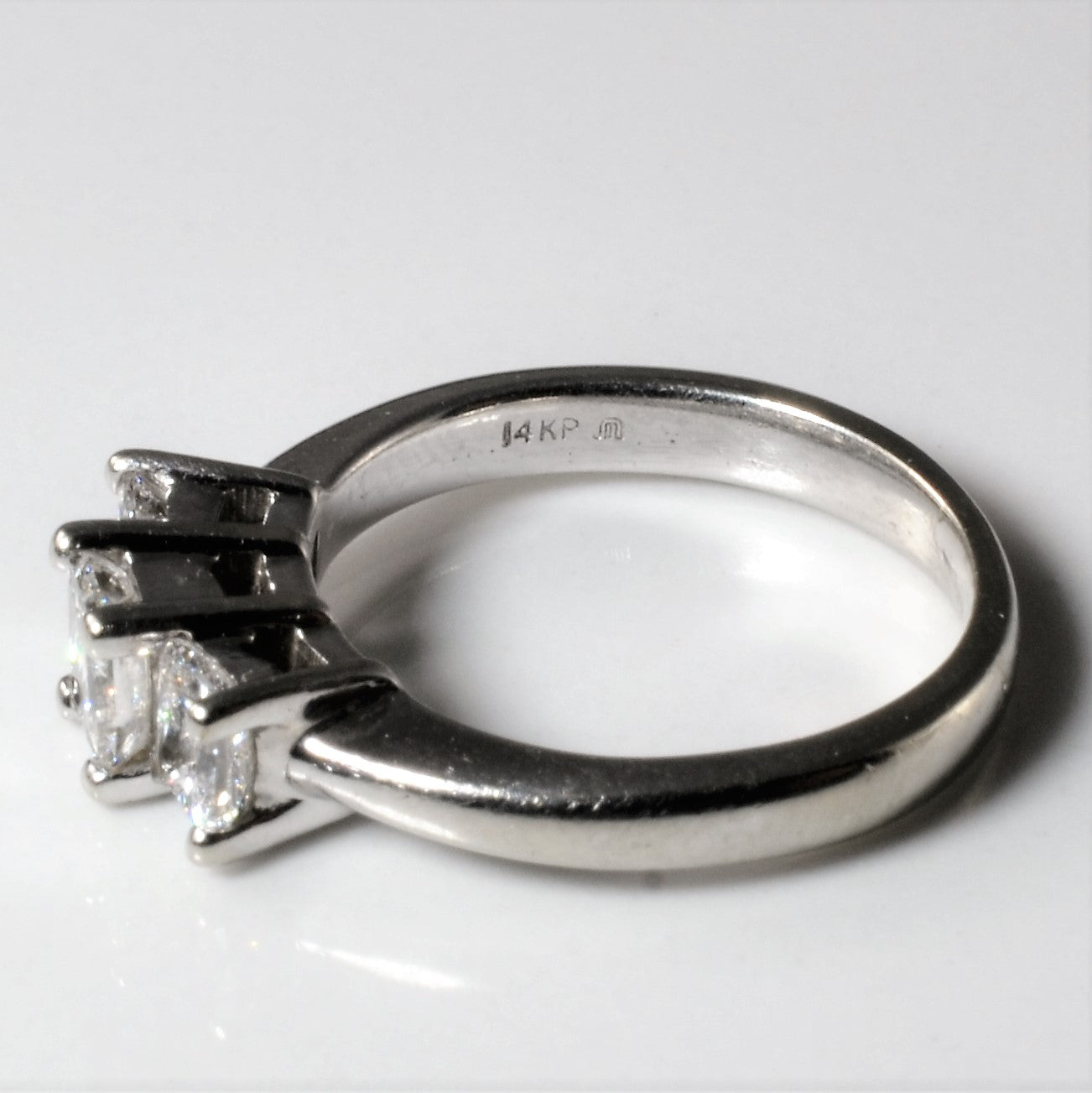 Three Stone Princess Diamond Ring | 1.05ctw | SZ 5 |