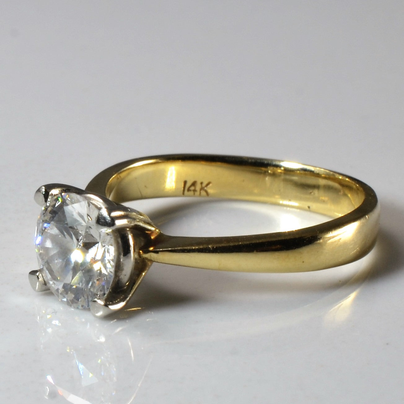 Solitaire Diamond Engagement Ring | 1.02ct | SZ 4 |