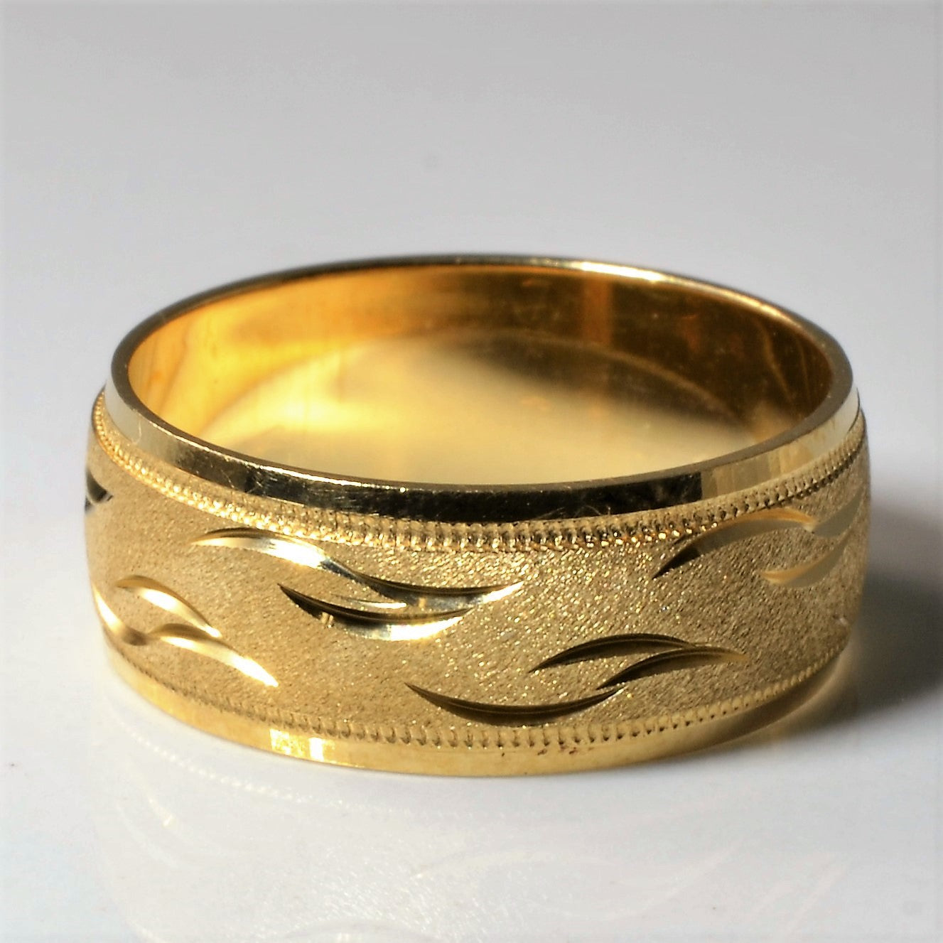Textured Gold Band | SZ 6 |