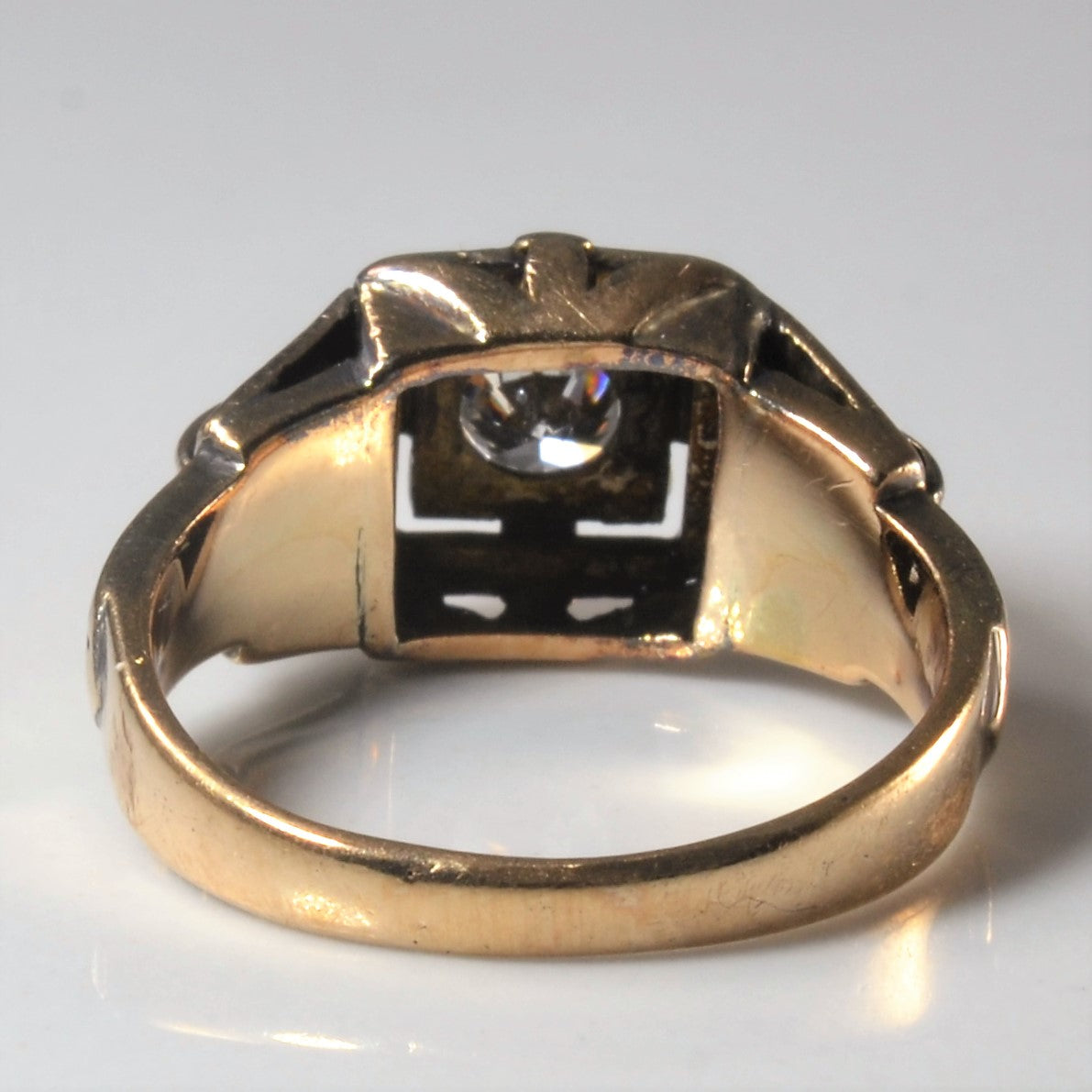 Early 1900s Solitaire Diamond Ring | 0.49ct | SZ 5.75 |