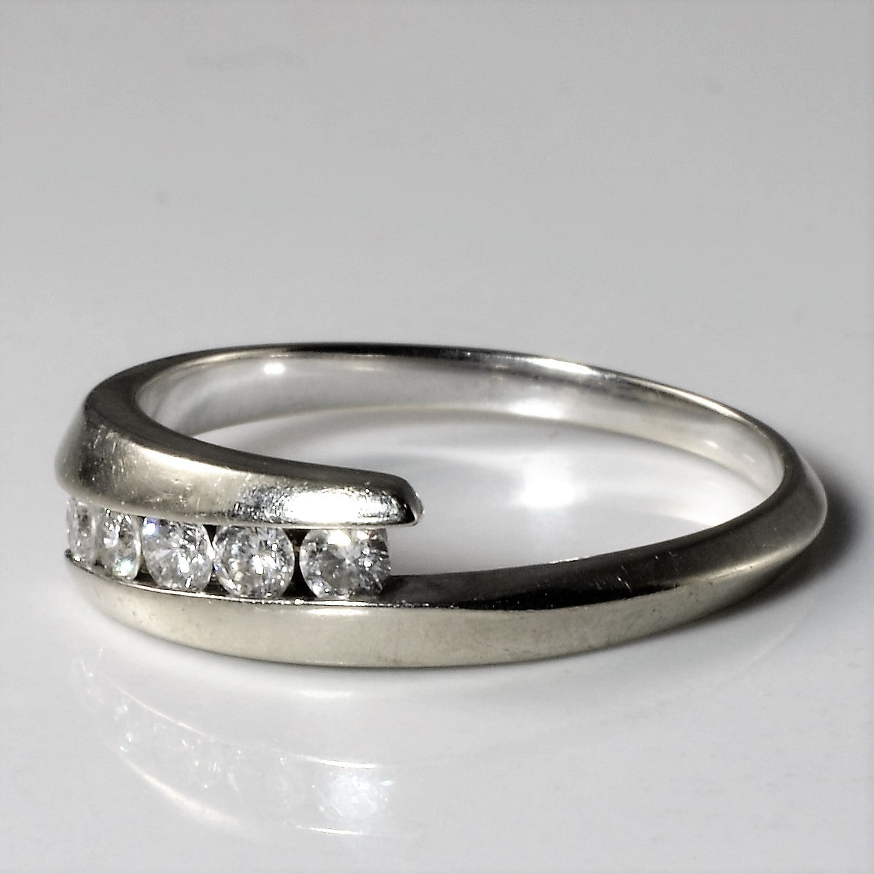 Bypass Channel Diamond Ring | 0.33ctw | SZ 7 |