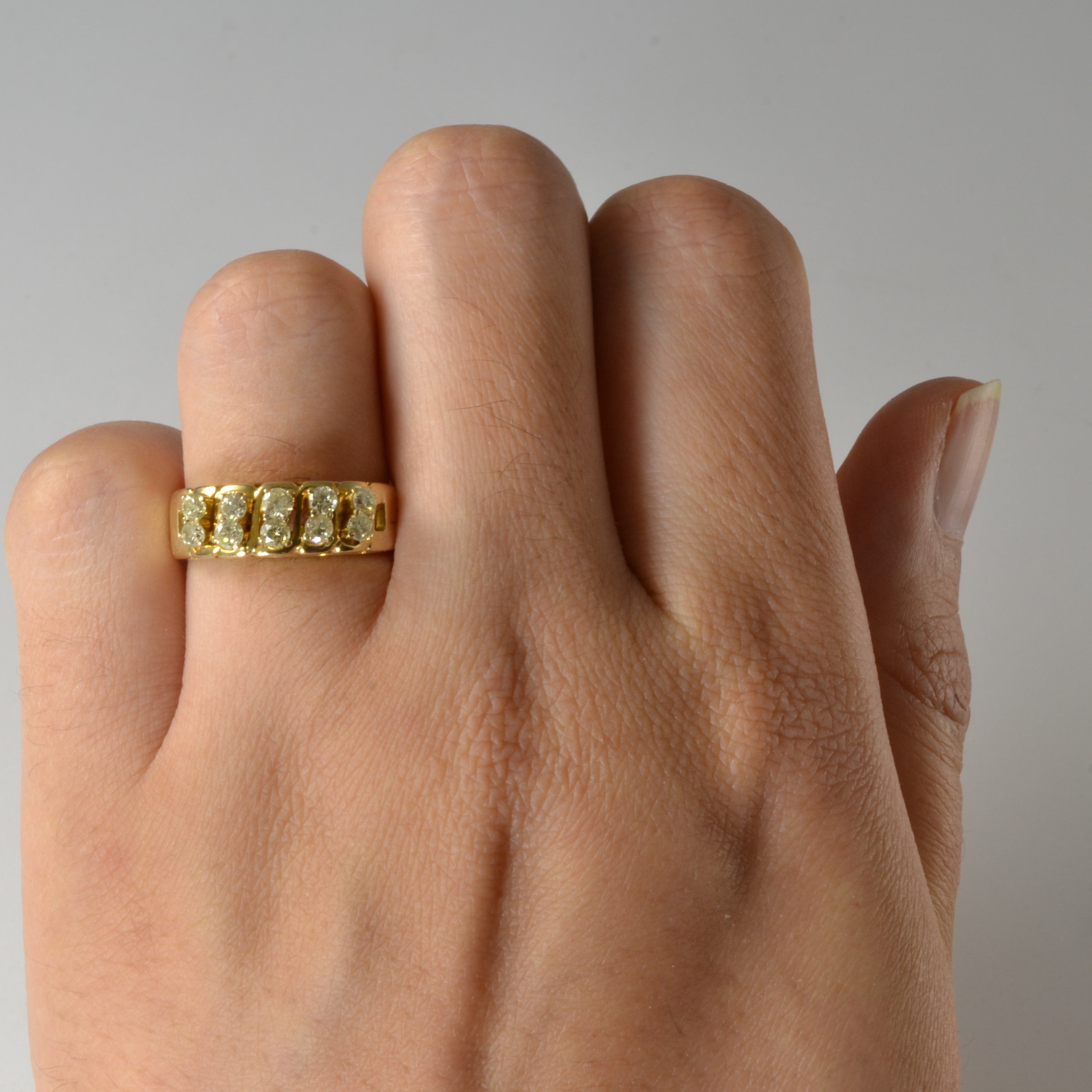 Pale Yellow Diamond Ring | 0.38ctw | SZ 6 |