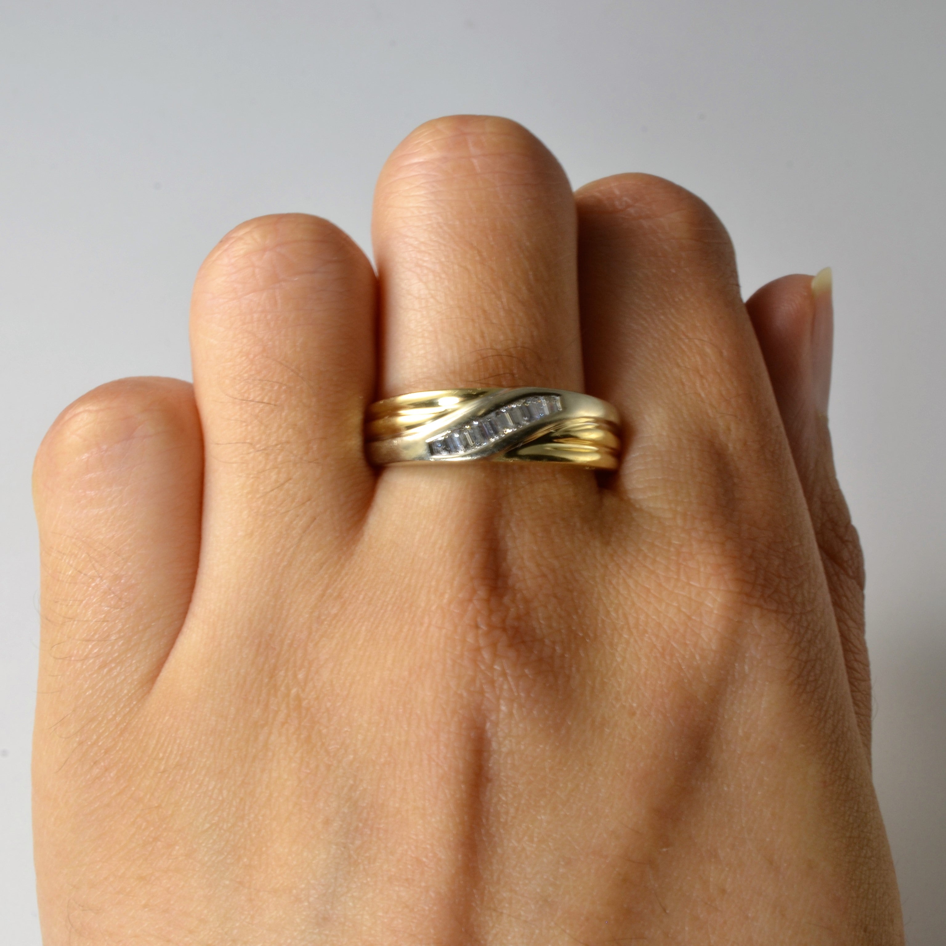 Baguette Diamond Band | 0.15ctw | SZ 7.75 |