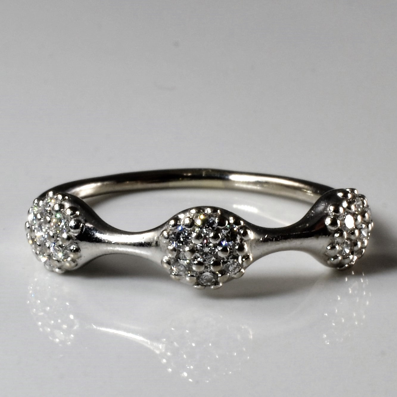 Pandora' Triple Love Pod Ring SZ