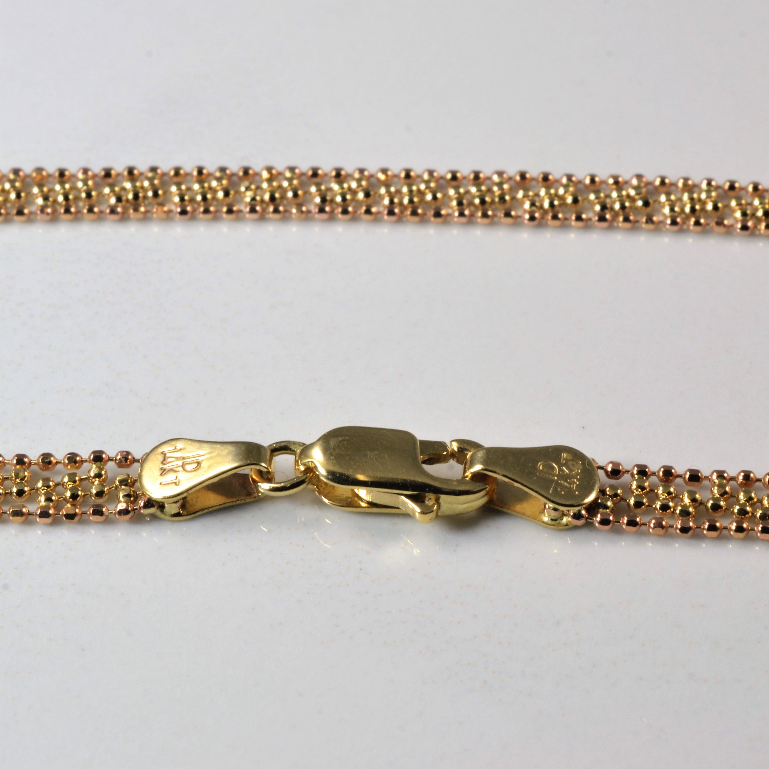 Collier lariat à perles | 17" |