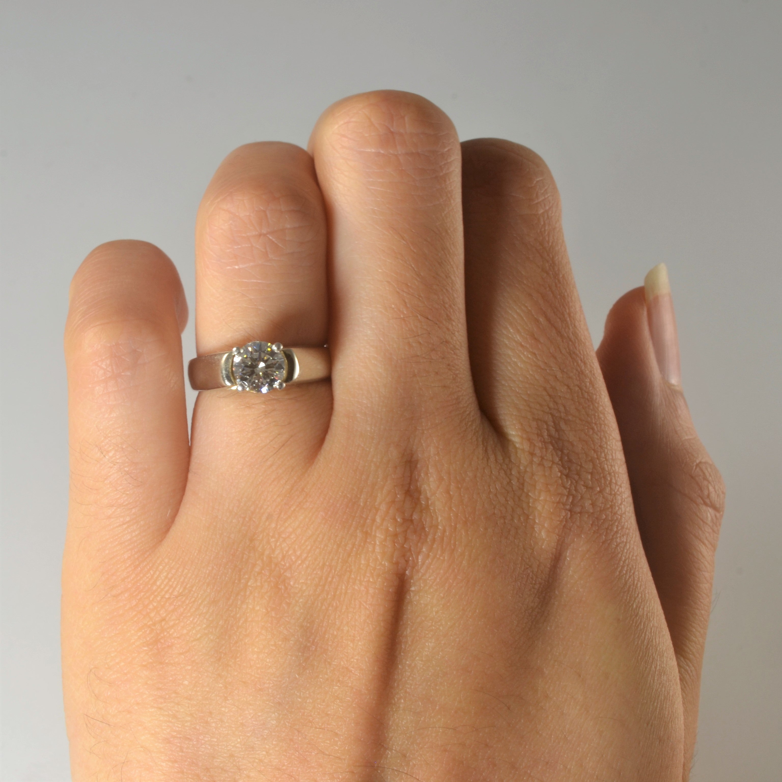 Solitaire Diamond Engagement Ring | 0.80ct | SZ 4.5 |