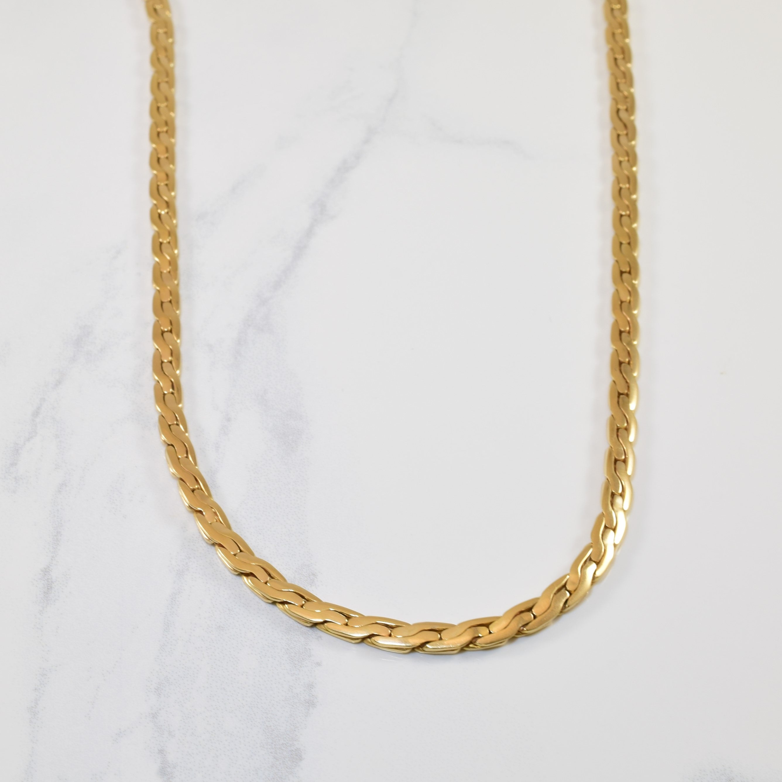 14k Yellow Gold S Link Chain | 20" |