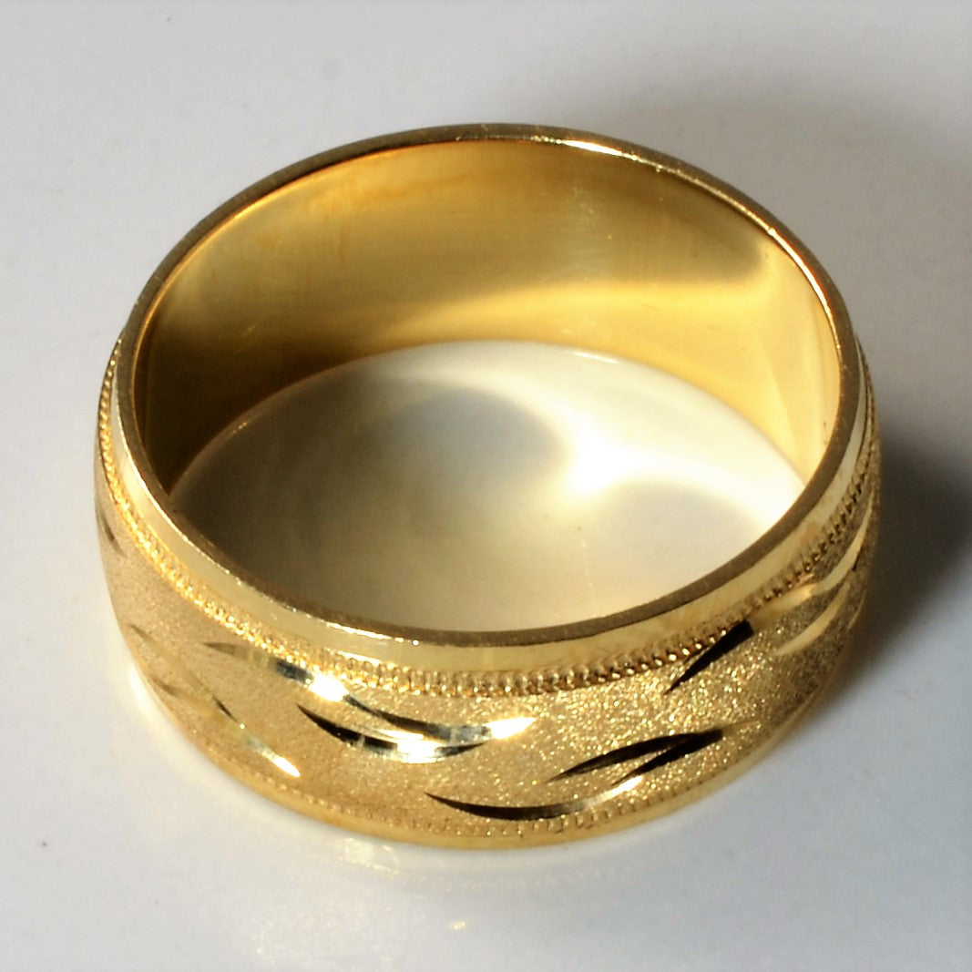 Textured Gold Band | SZ 6 |