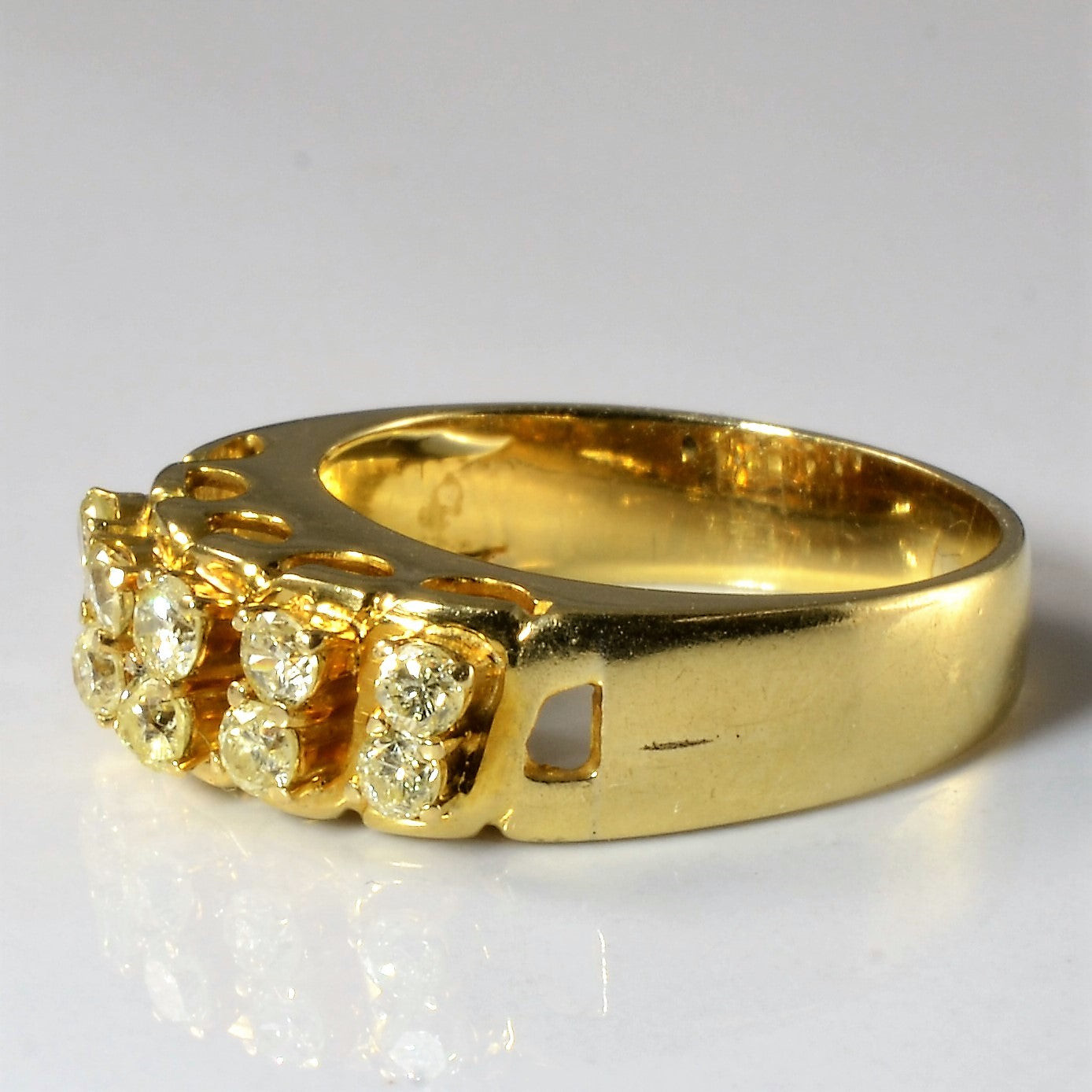 Pale Yellow Diamond Ring | 0.38ctw | SZ 6 |