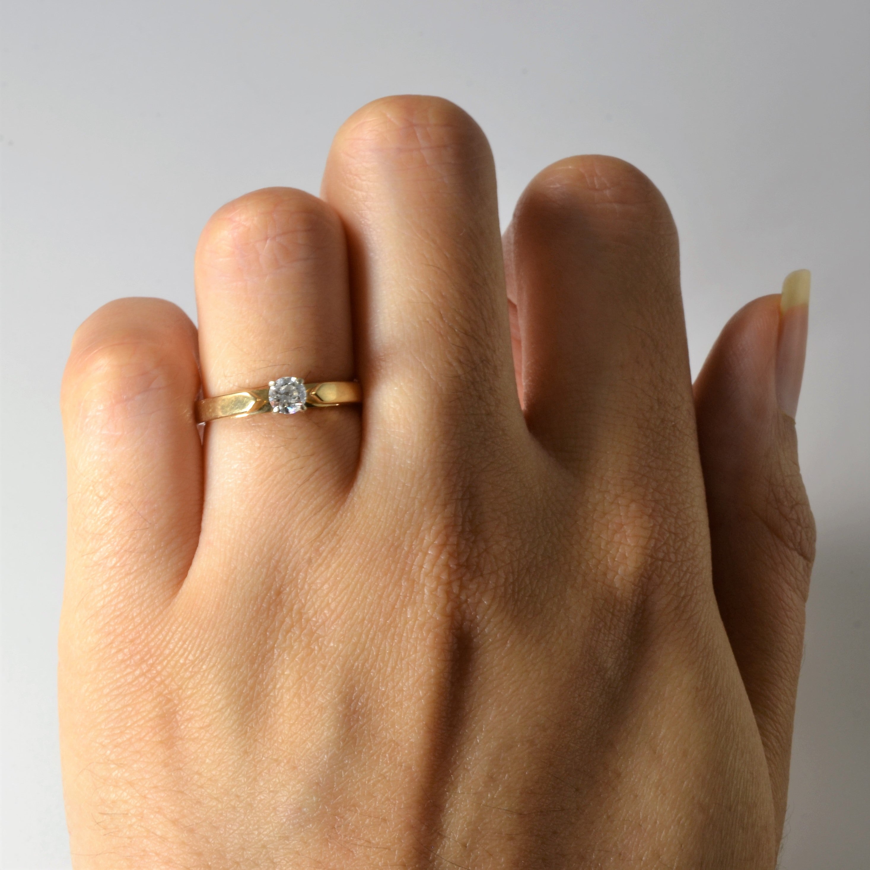 Solitaire Diamond Ring | 0.20ct | SZ 5 |