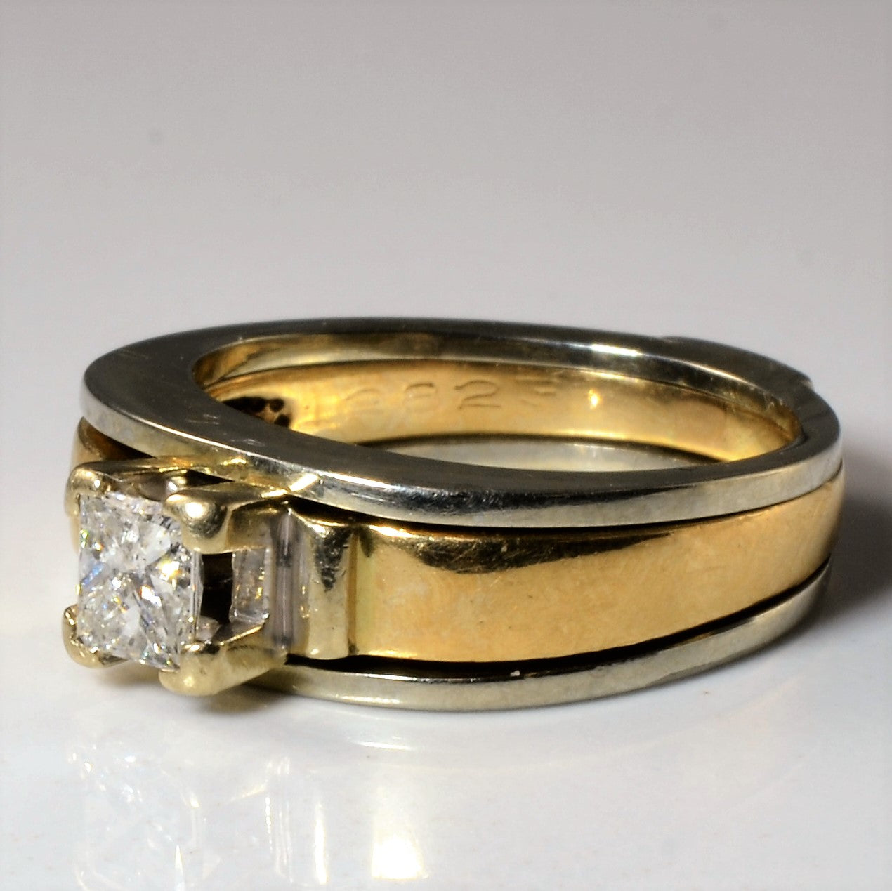 Princess Solitaire & Ring Enhancer Set | 0.45ct | SZ 5.5 |