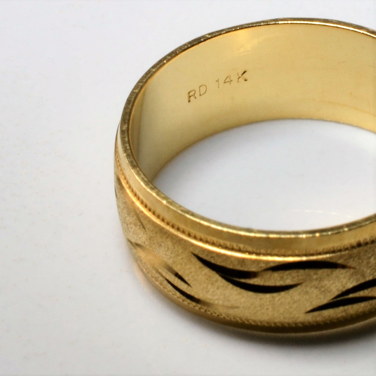 Textured Gold Band | SZ 6 |