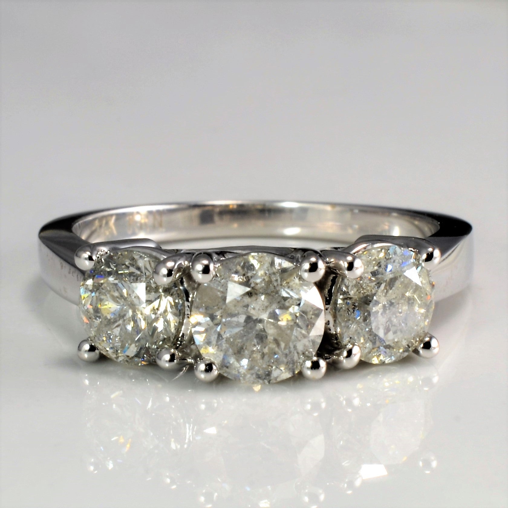 Three Stone Diamond Engagement Ring | 1.00 ctw, SZ 7 |