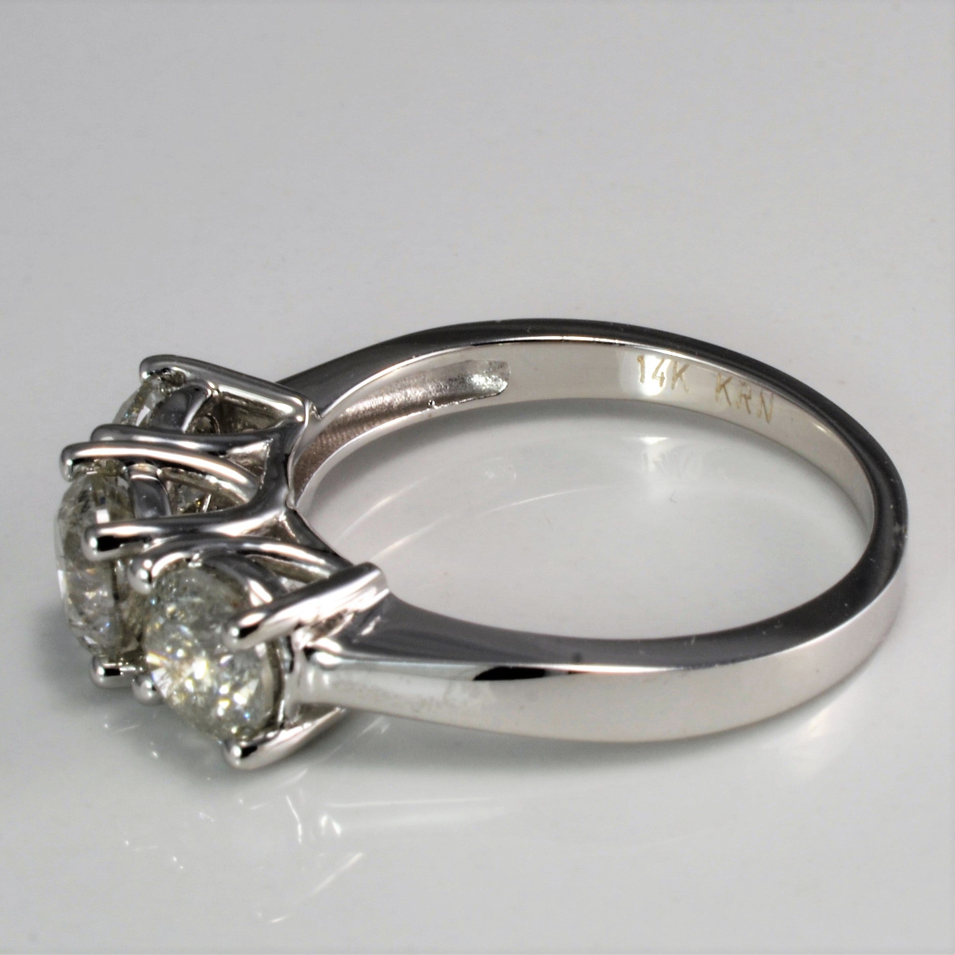 Three Stone Diamond Engagement Ring | 1.00 ctw, SZ 7 |