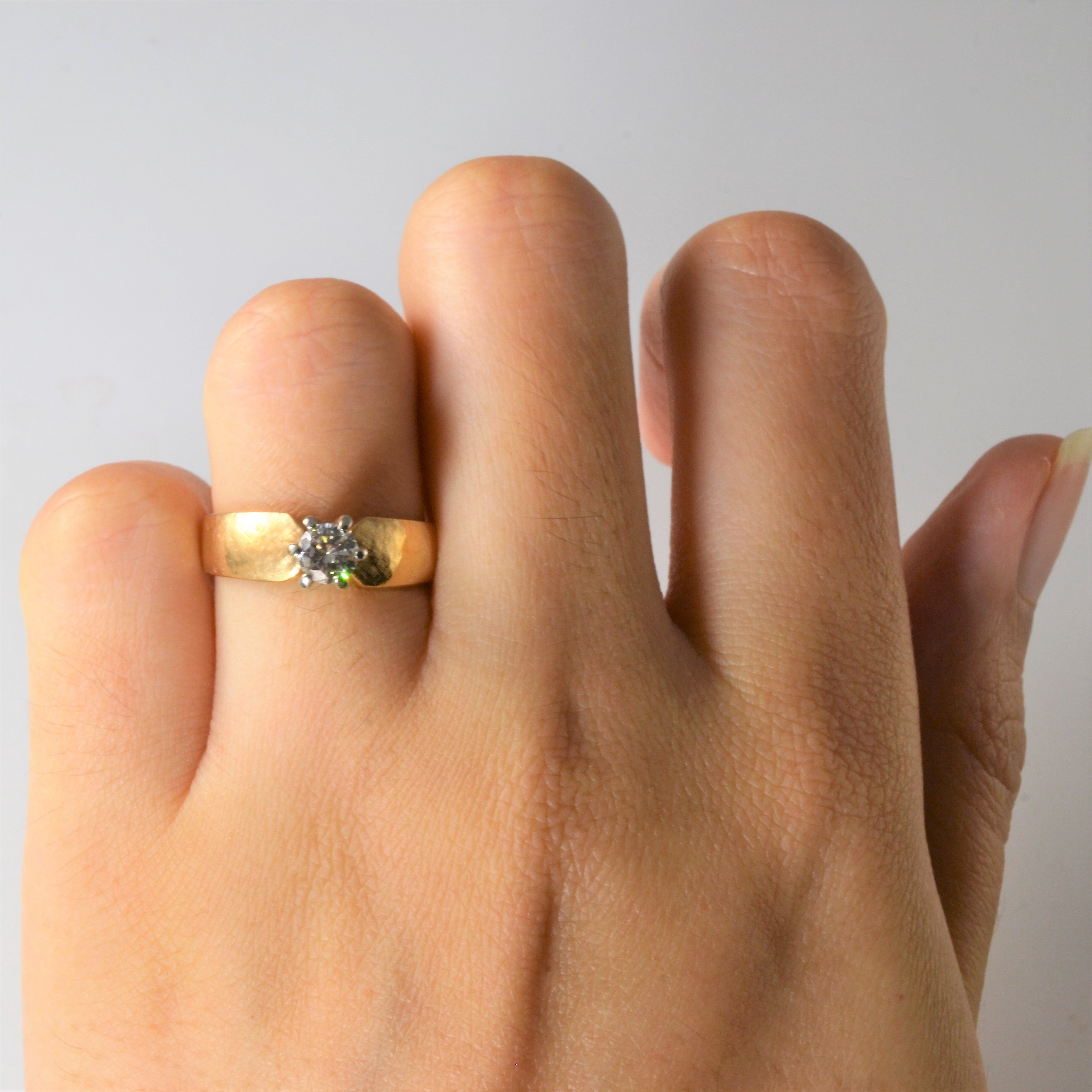 Birks' Crosshatched Diamond Ring | 0.33ct | SZ 6.25 |
