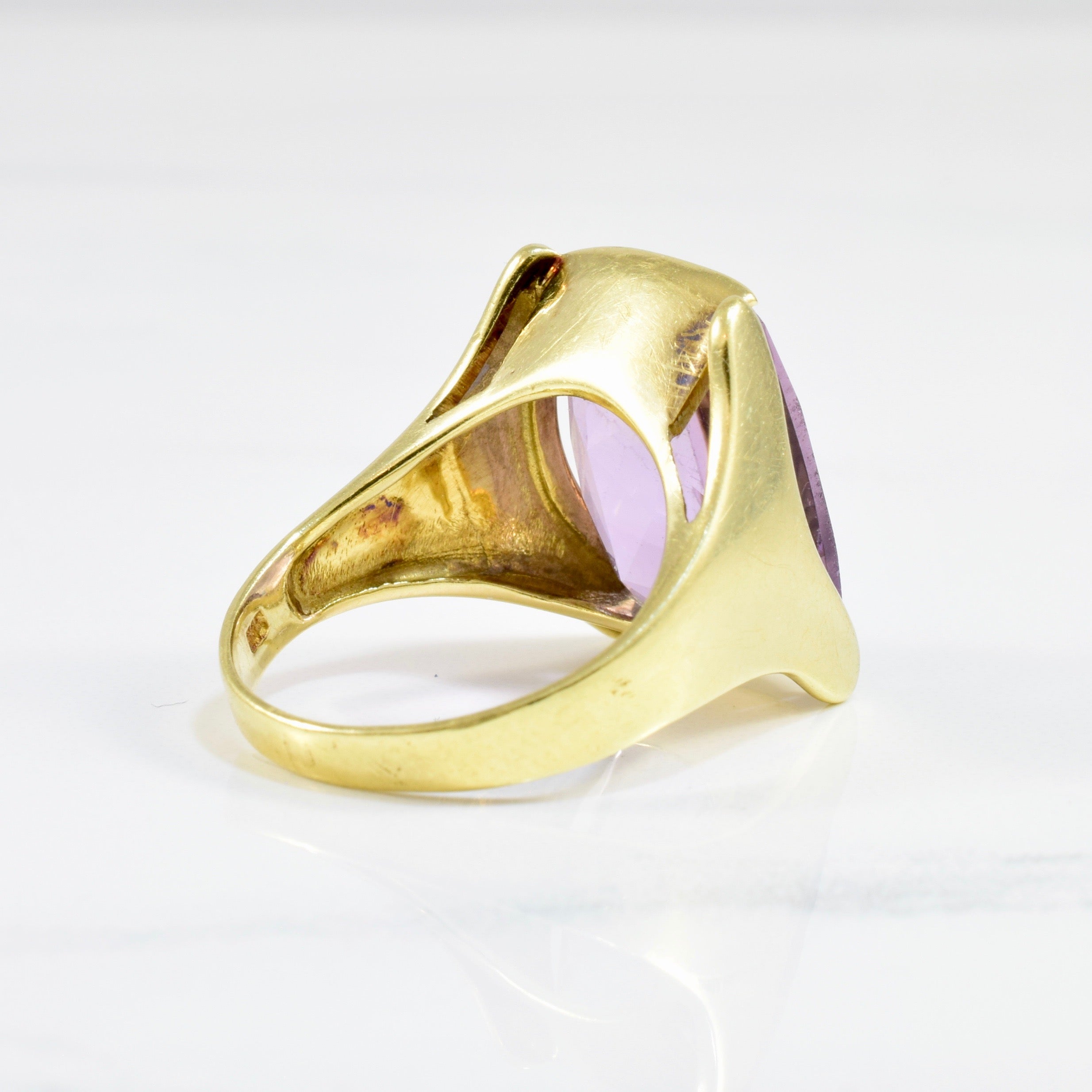 Cushion Cut Amethyst Cocktail Ring | SZ 7.25 |