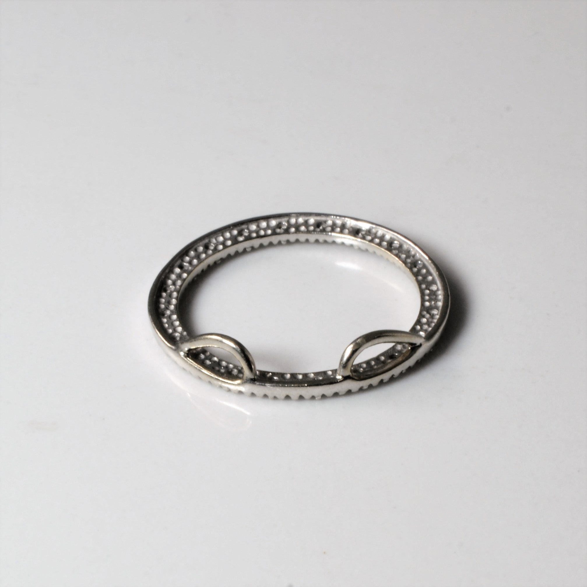 Pave Diamond Circle Pendant | 0.05ctw |