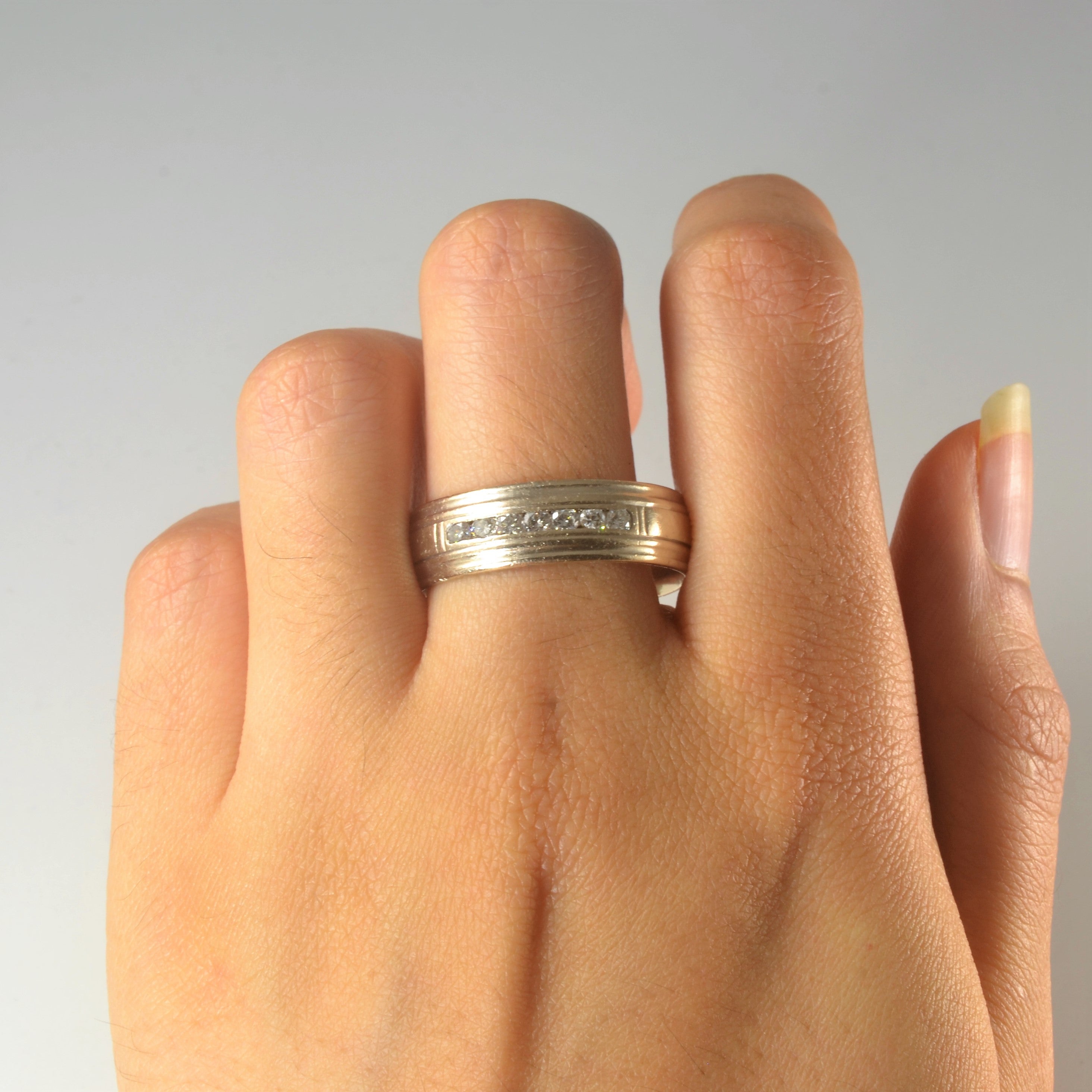 Channel Set Diamond Band | 0.25ctw | SZ 13 |