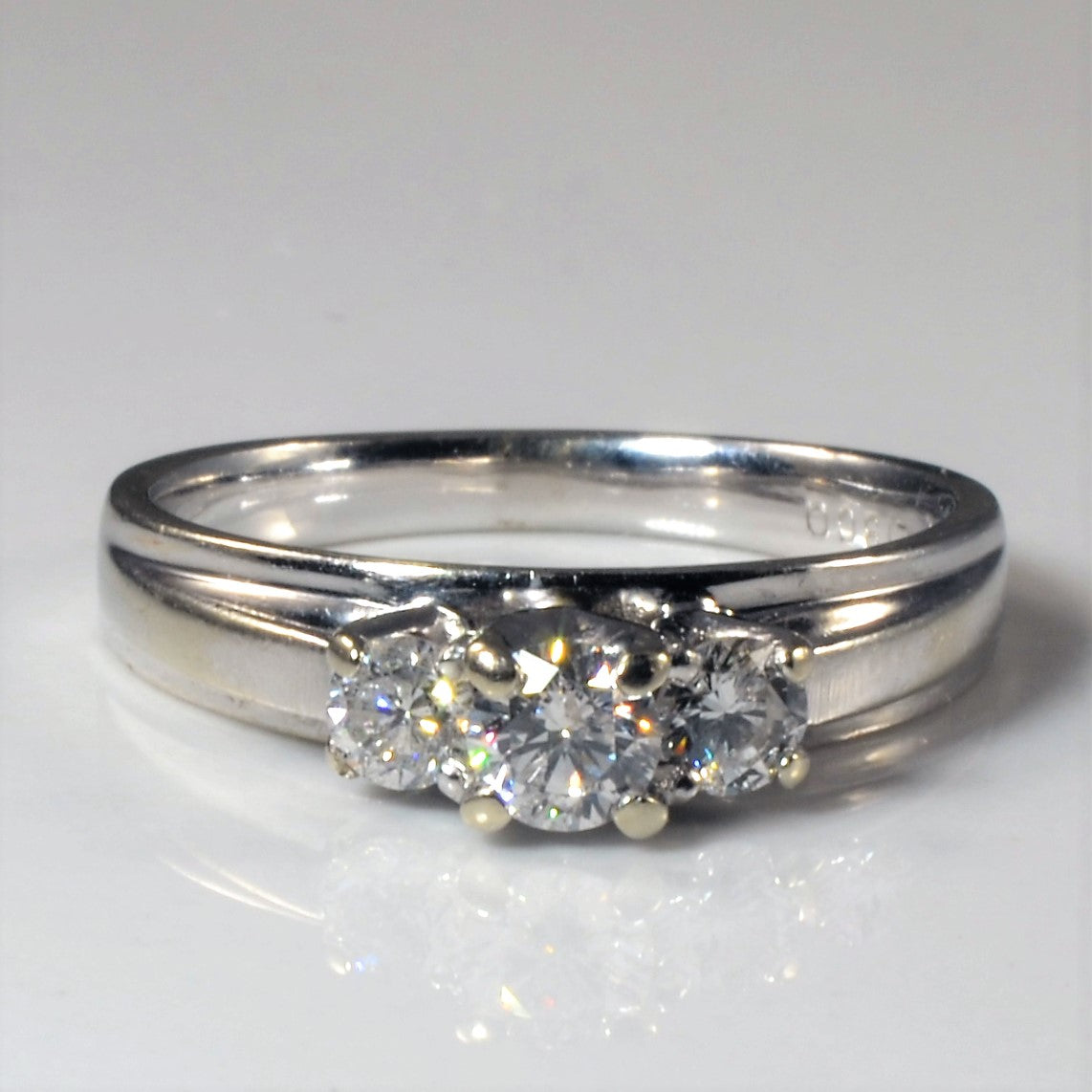 Classic Three Stone Diamond Ring | 0.42ctw | SZ 5.75 |