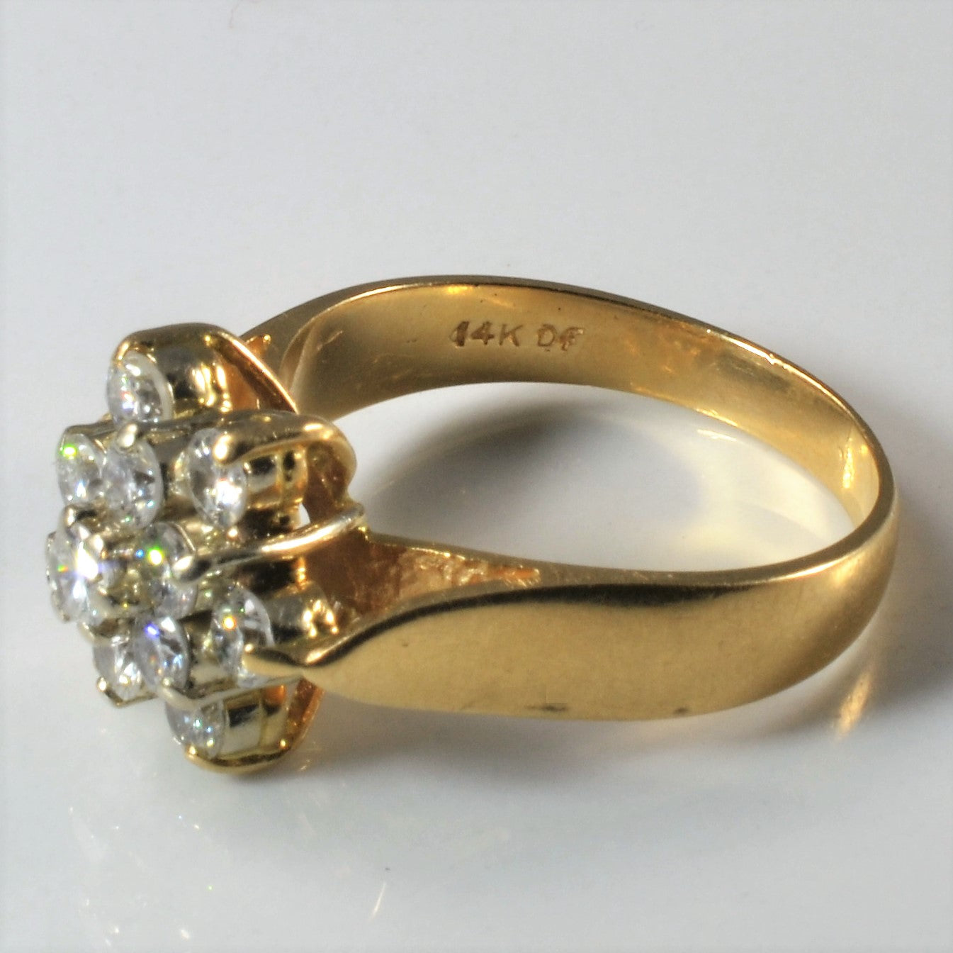 Diamond Burst Cluster Ring | 0.78ctw | SZ 6.75 |