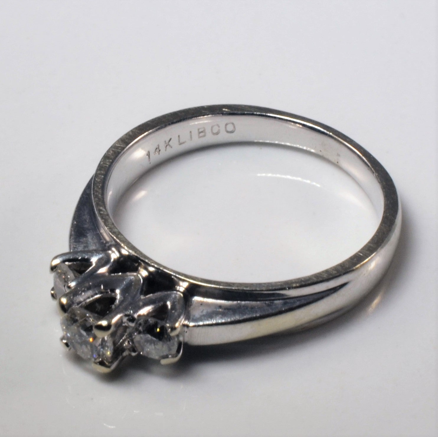 Classic Three Stone Diamond Ring | 0.42ctw | SZ 5.75 |