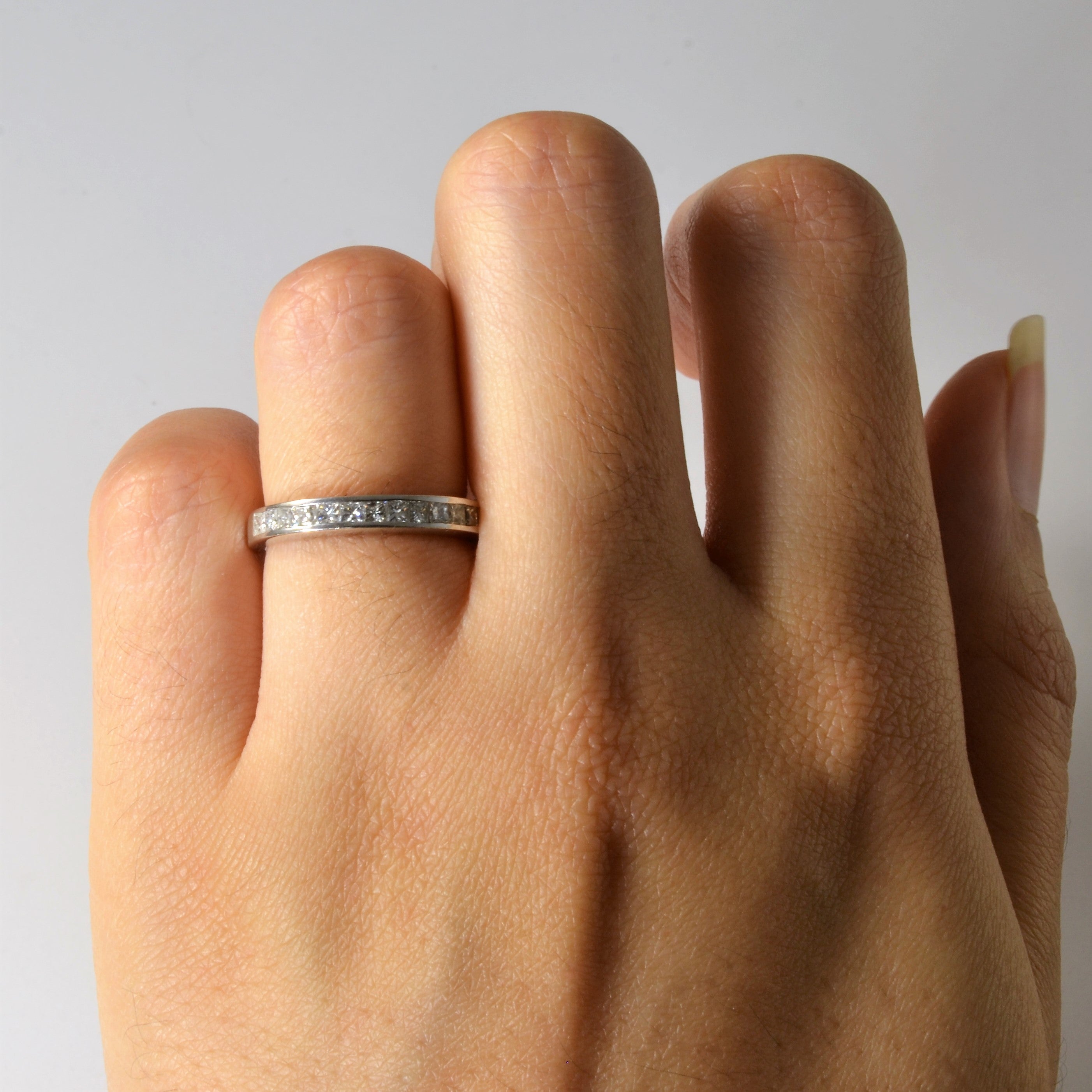 Princess Diamond Semi Eternity Band | 0.33ctw | SZ 4.75 |