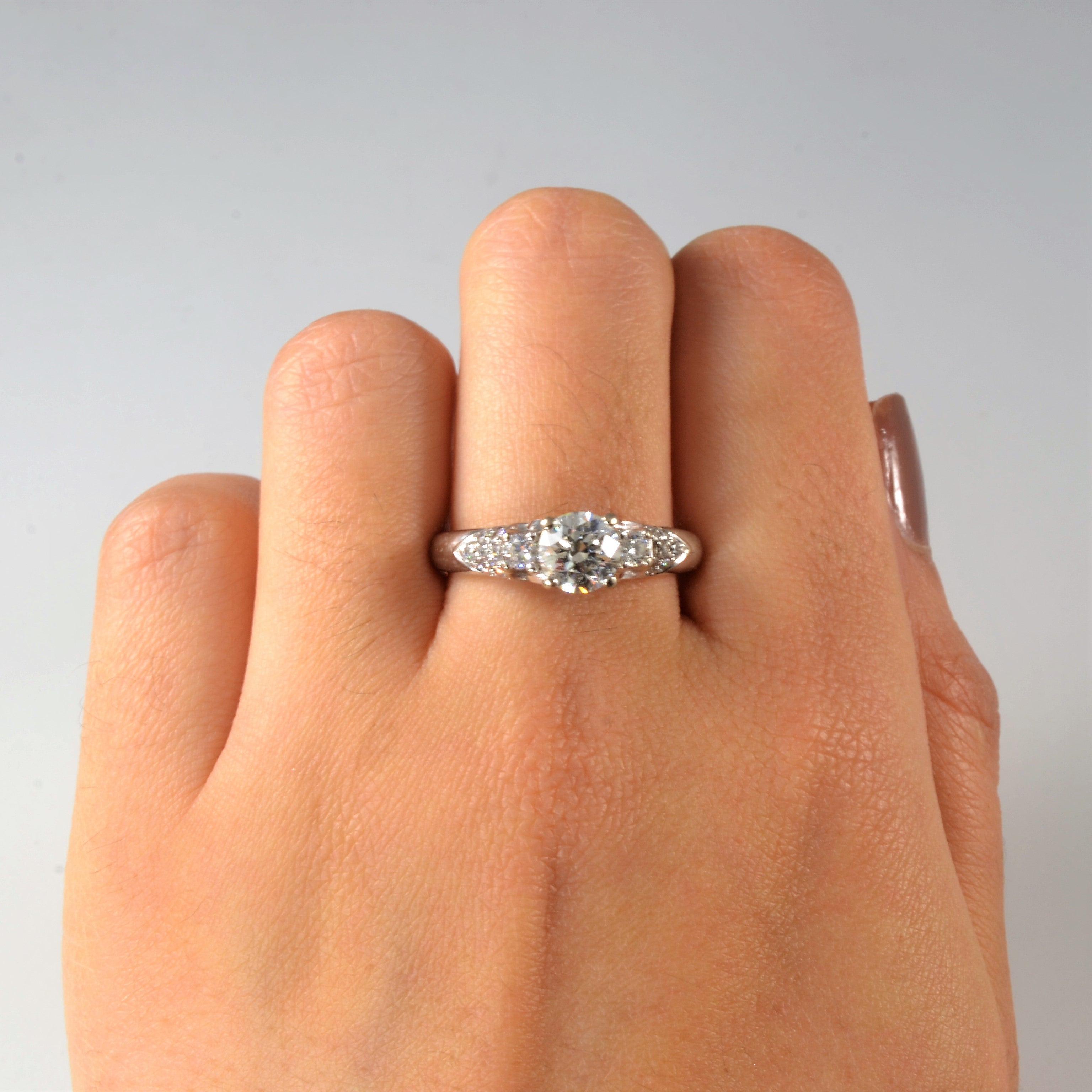 Multi Diamond Engagement Ring | 1.27ctw | SZ 8.5 |