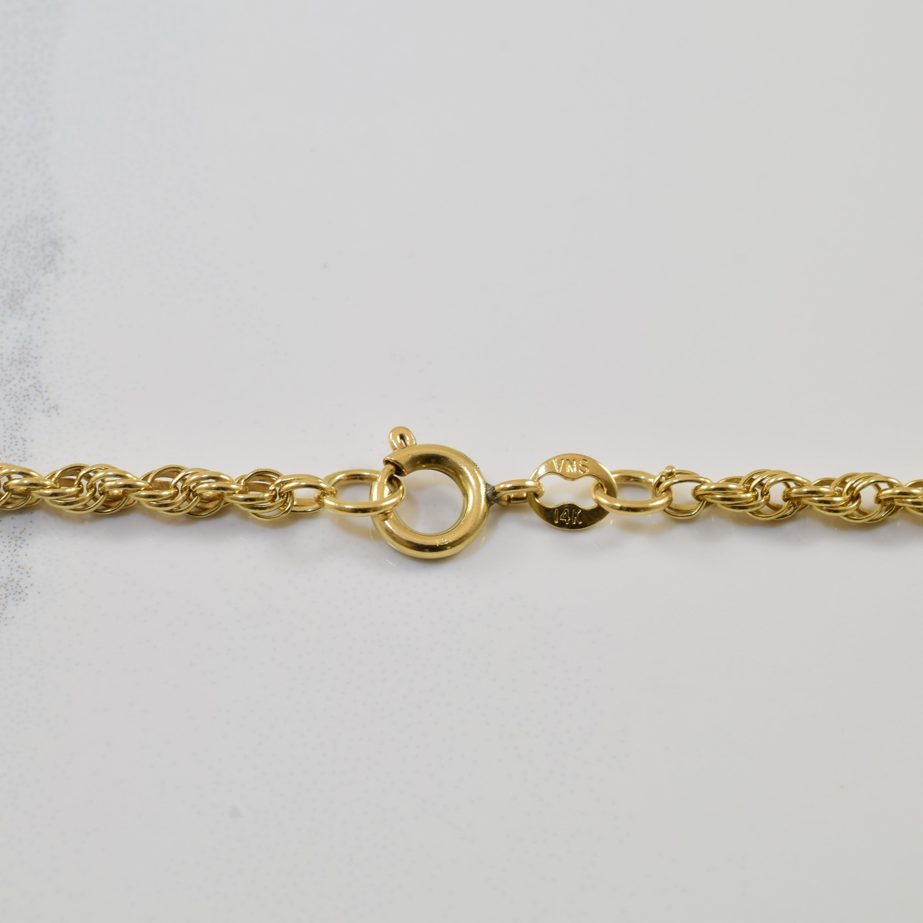 14k Yellow Gold Rope Chain | 26" |