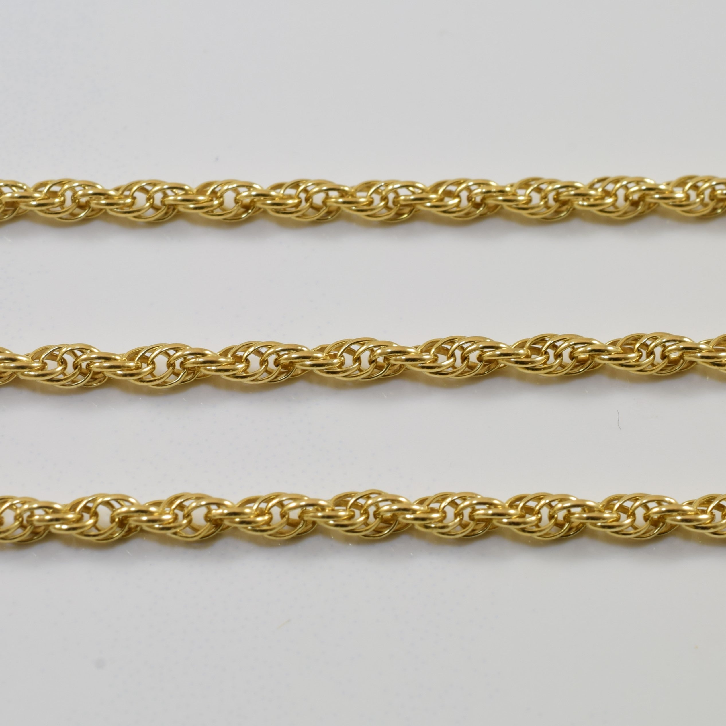 14k Yellow Gold Rope Chain | 26" |