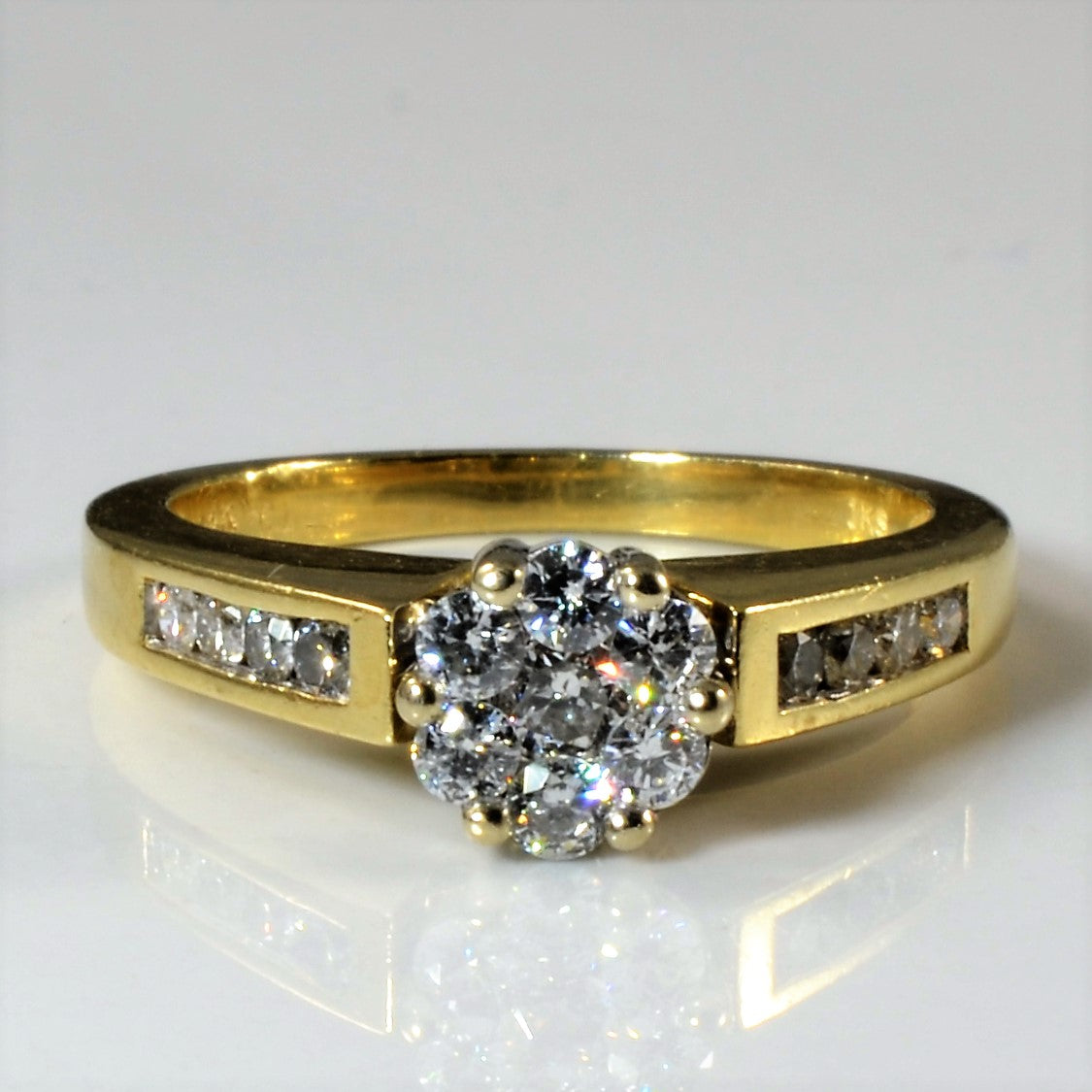 High Set Diamond Cluster Ring | 0.55ctw | SZ 7 |