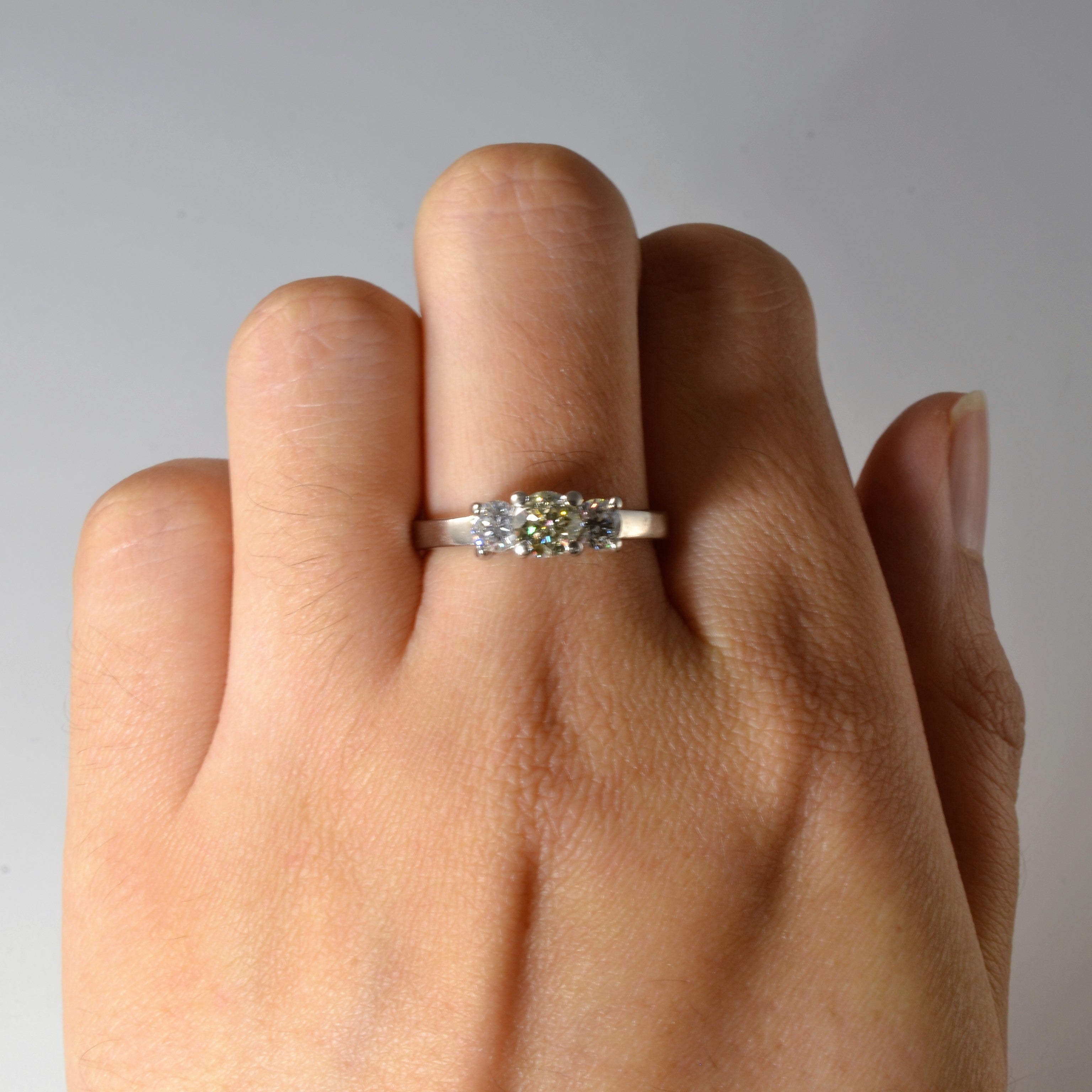 Three Stone Diamond Ring | 1.00ctw | SZ 7.75 |